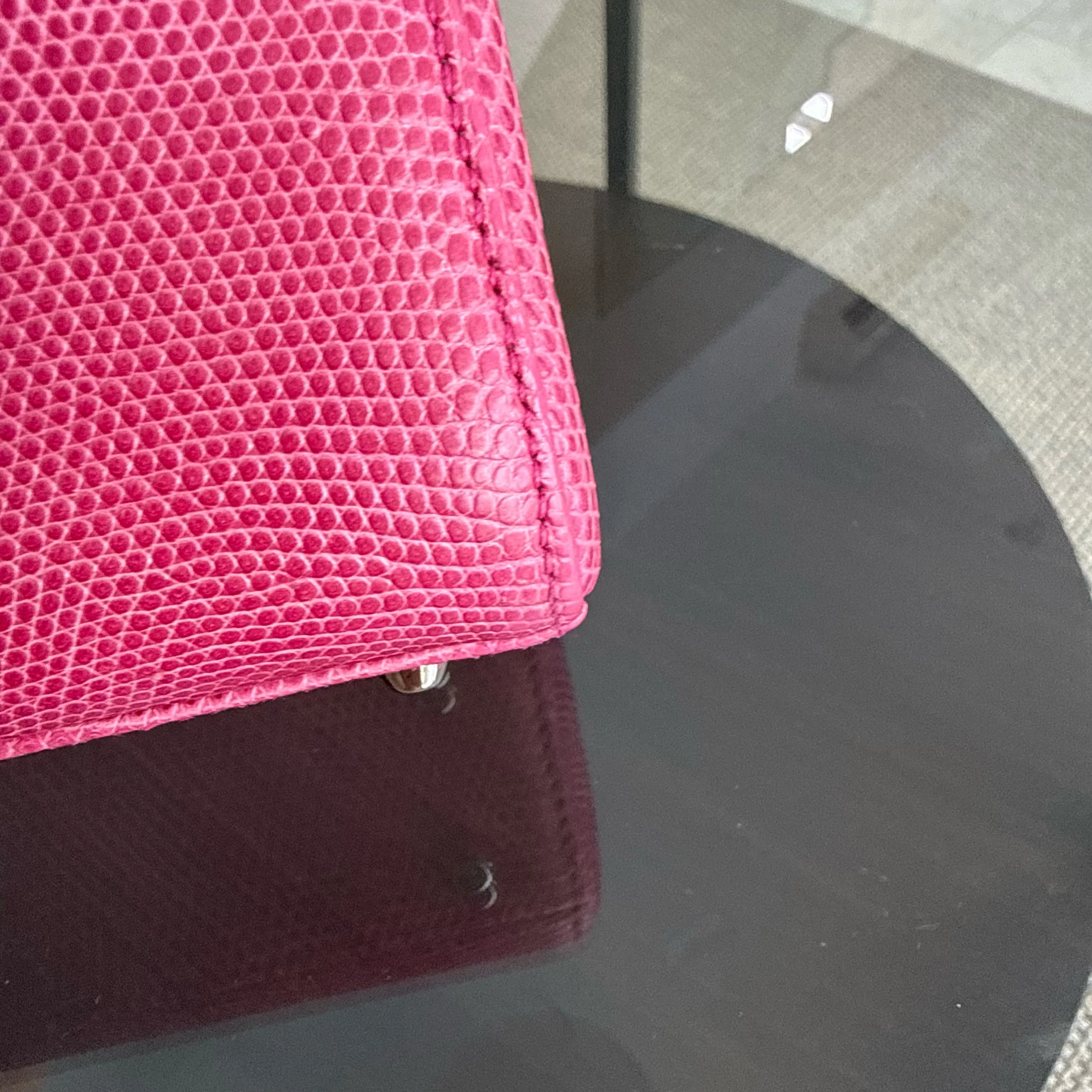 Dior Lady Mini - Exotic Lizard Limited Edition Swarovski Crystal Silver Hardware