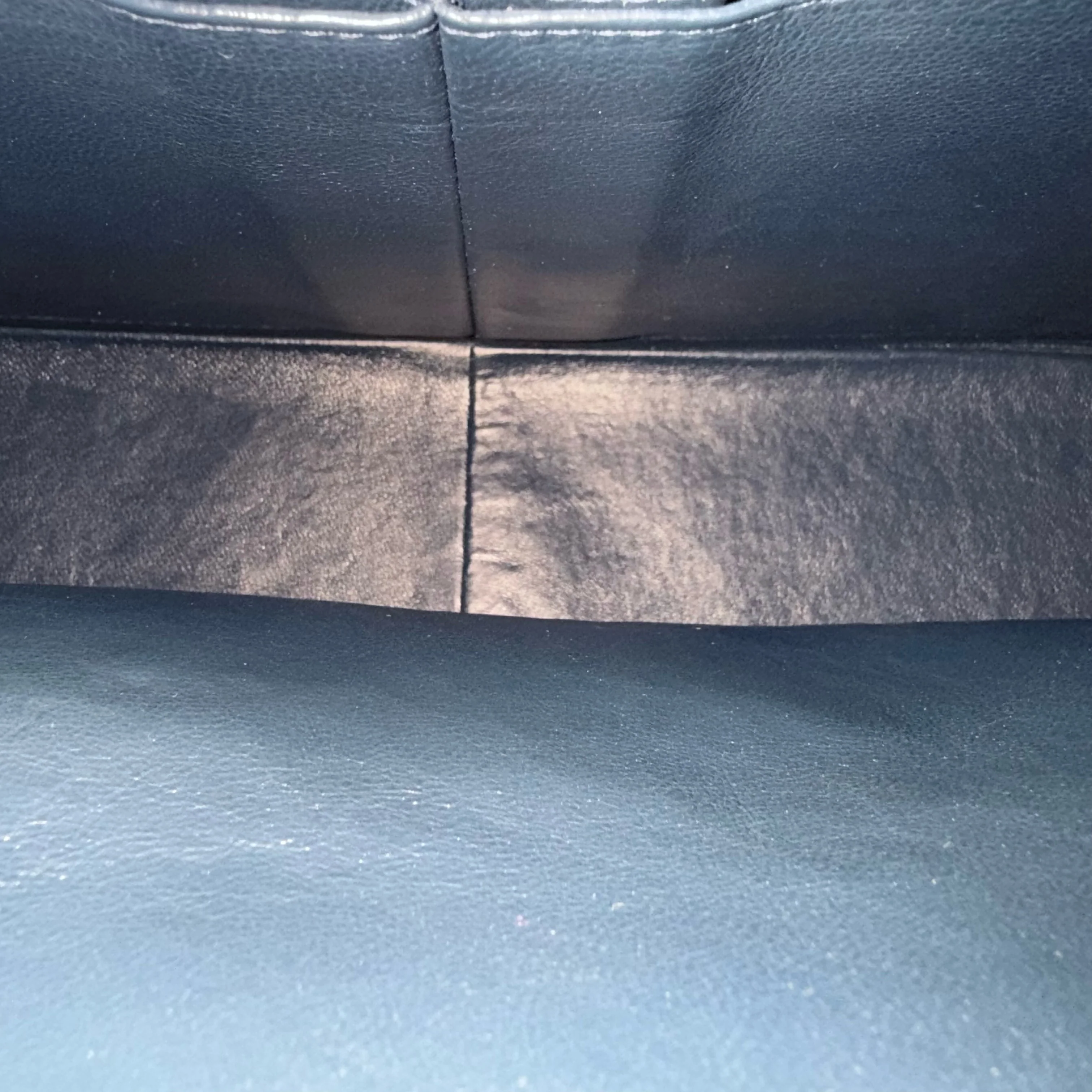 Chanel Classic Flap Maxi - Caviar Double Flap 34CM Quilted Dark Blue Silver Hardware Series 15