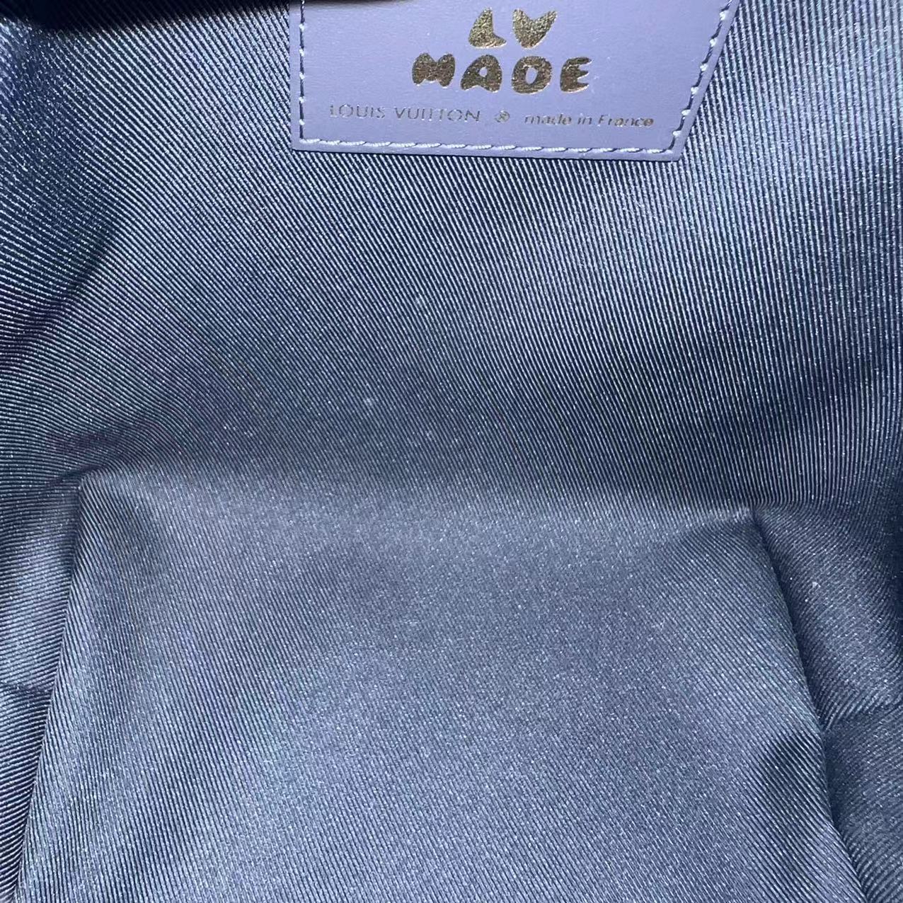 Louis Vuitton LV Japanese Cruiser Denim Blue Handbag