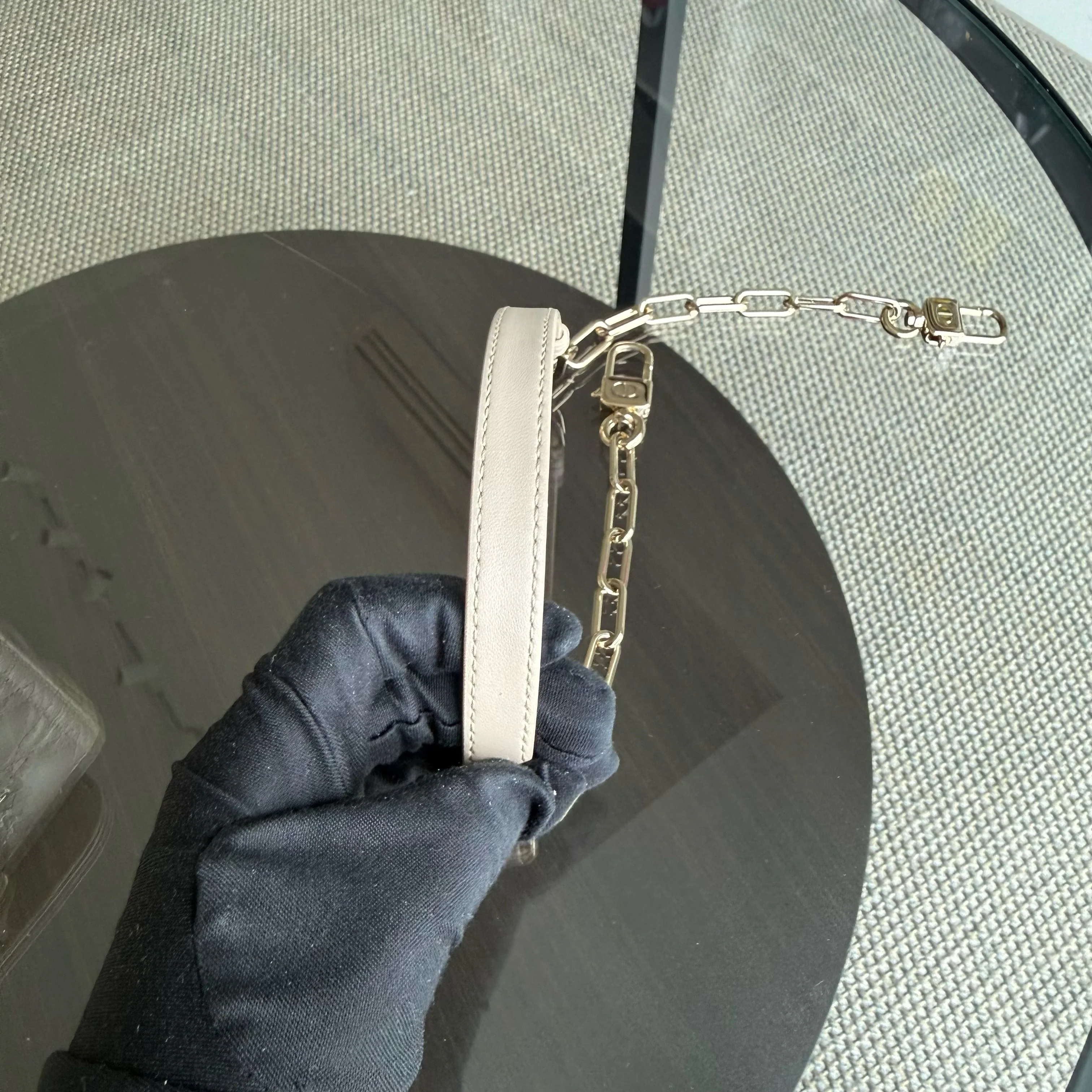 Dior Lady D-Joy Small - Cannage Lambskin Beige Gold Hardware Single Strap