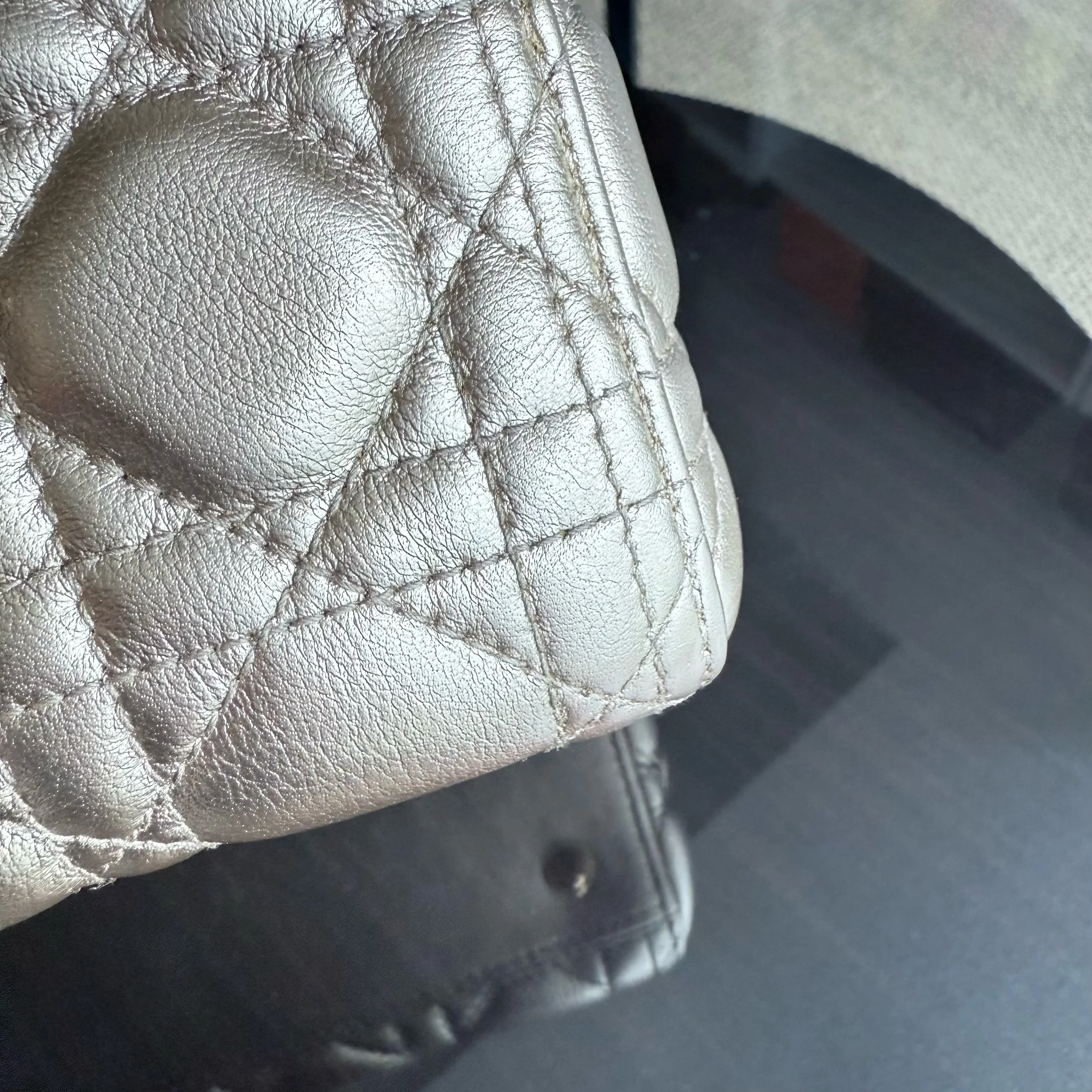 Dior Lady Medium Flap - Cannage Calfskin Gold Hardware NO STRAP