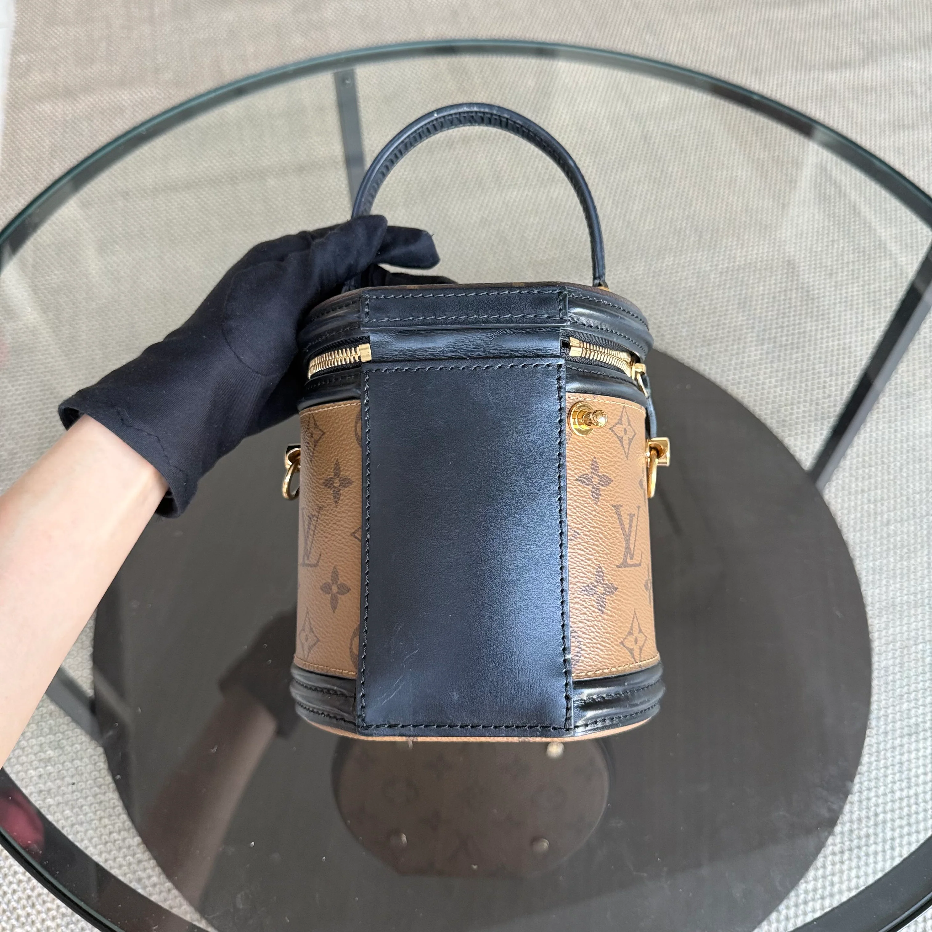 Louise Vuitton Cannes Monogram Reverse Handbag