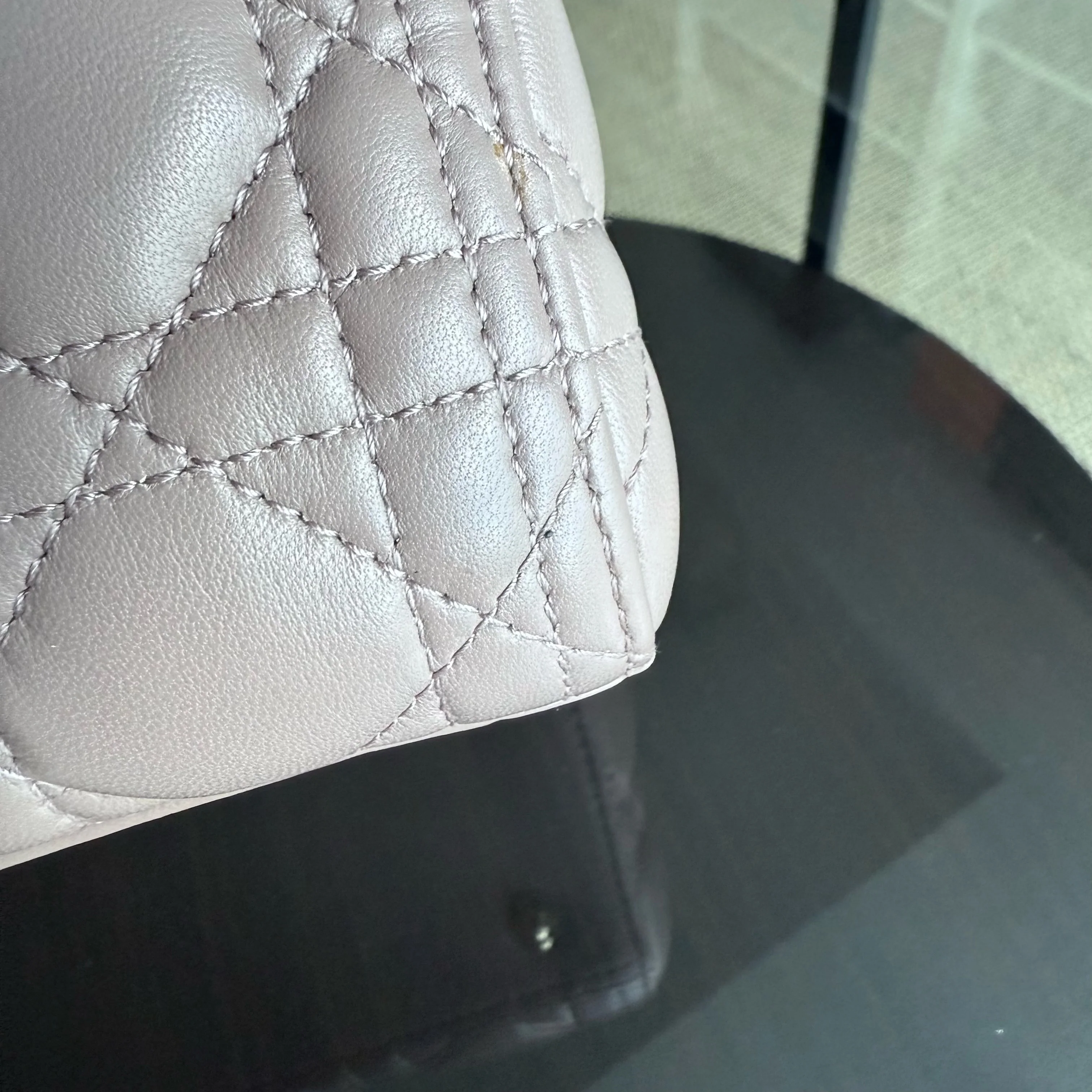 Dior Lady Medium - Canange Lambskin Blush Gold Hardware