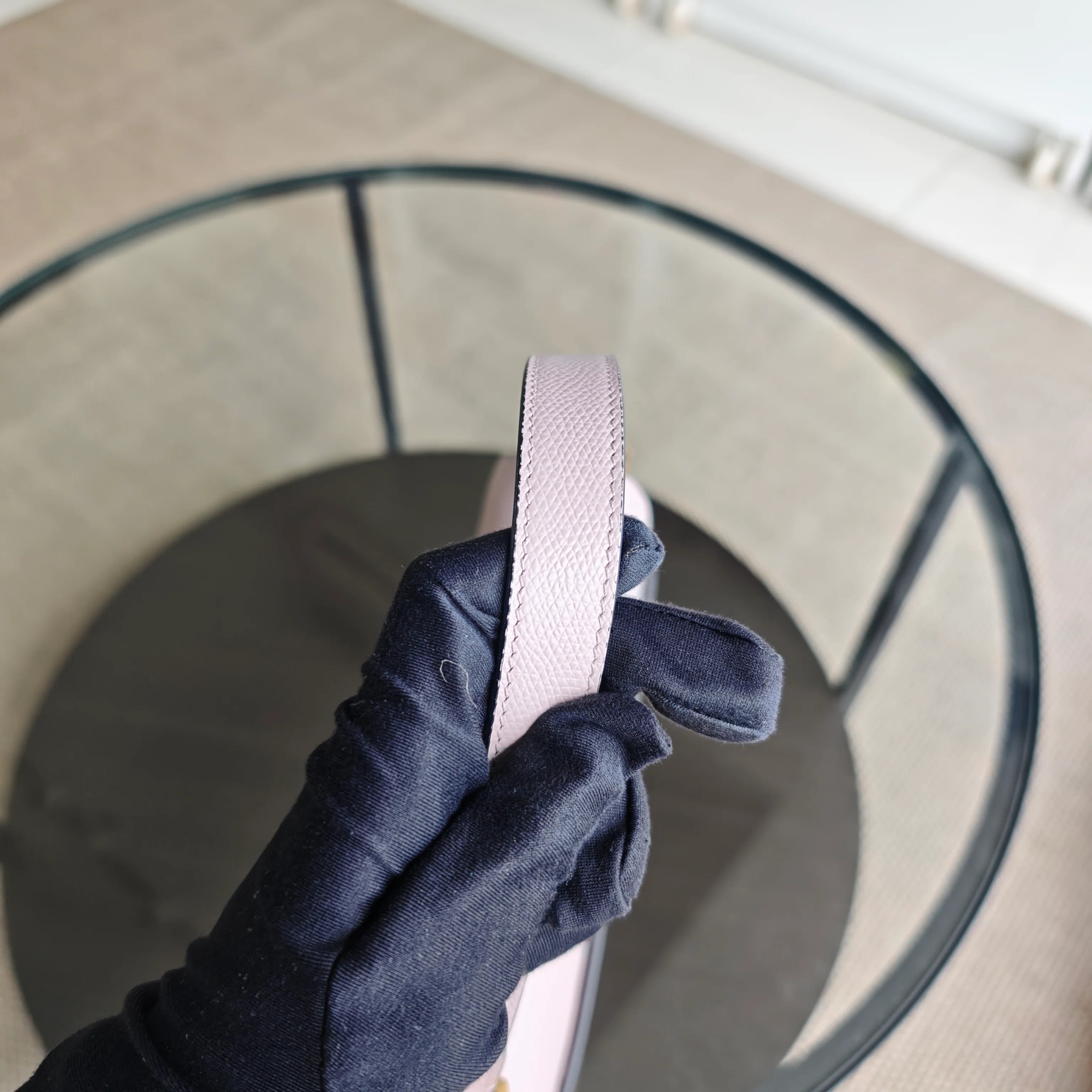 Dior Saddle Medium - Caviar Light Pink Gold Hardware