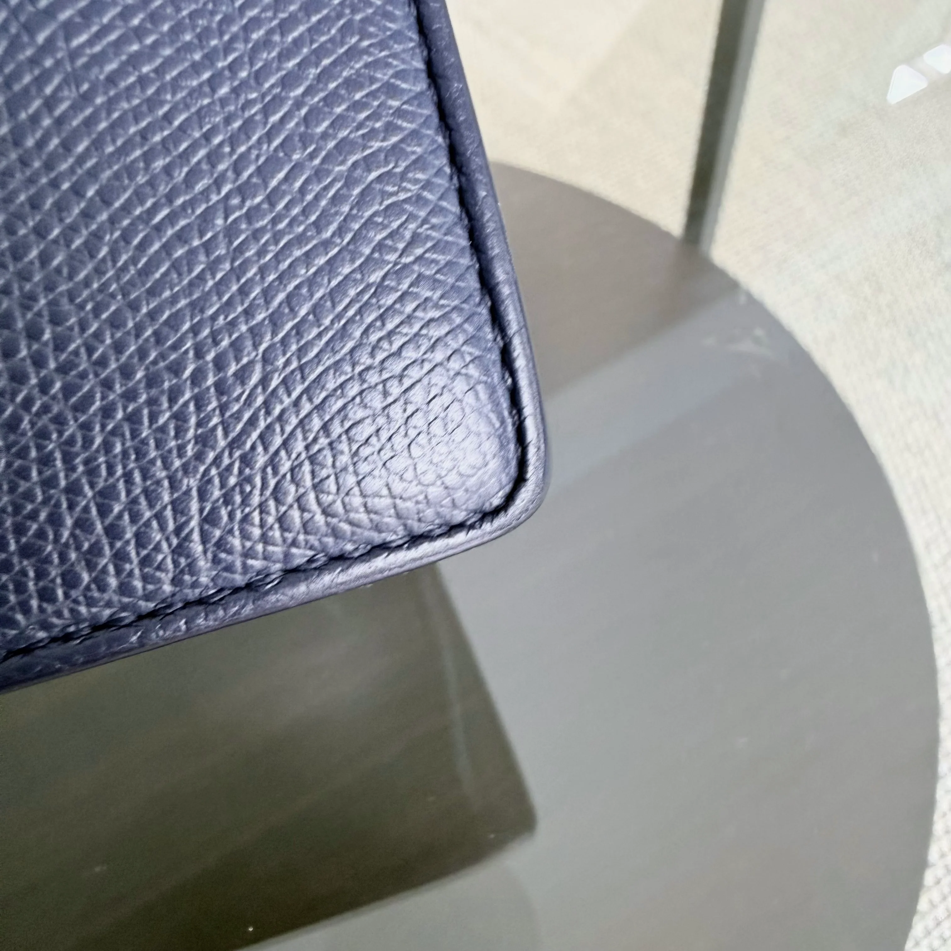 Dior 30 Montaigne Medium - Caviar Dark Blue Gold Hardware