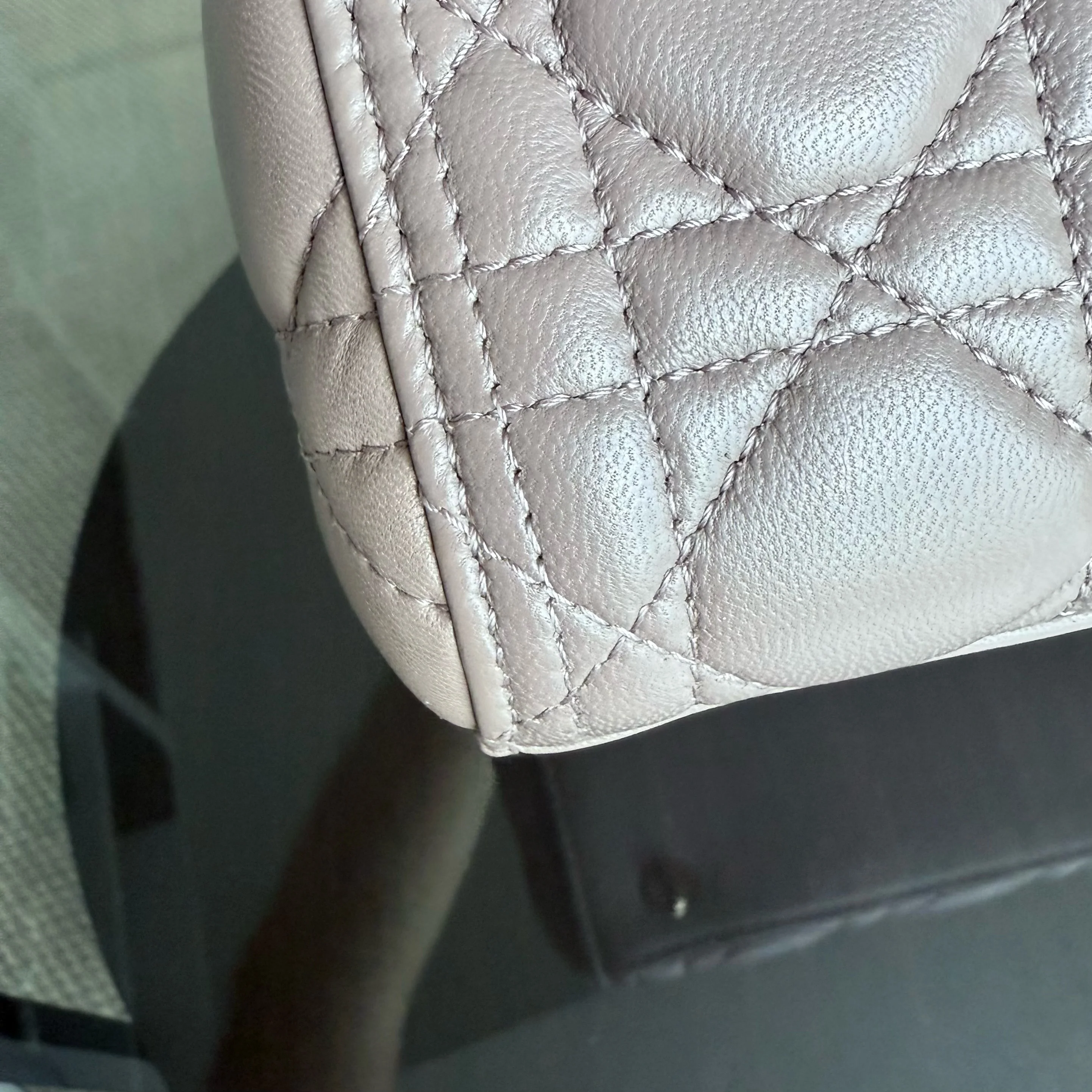 Dior Lady Medium - Canange Lambskin Blush Gold Hardware