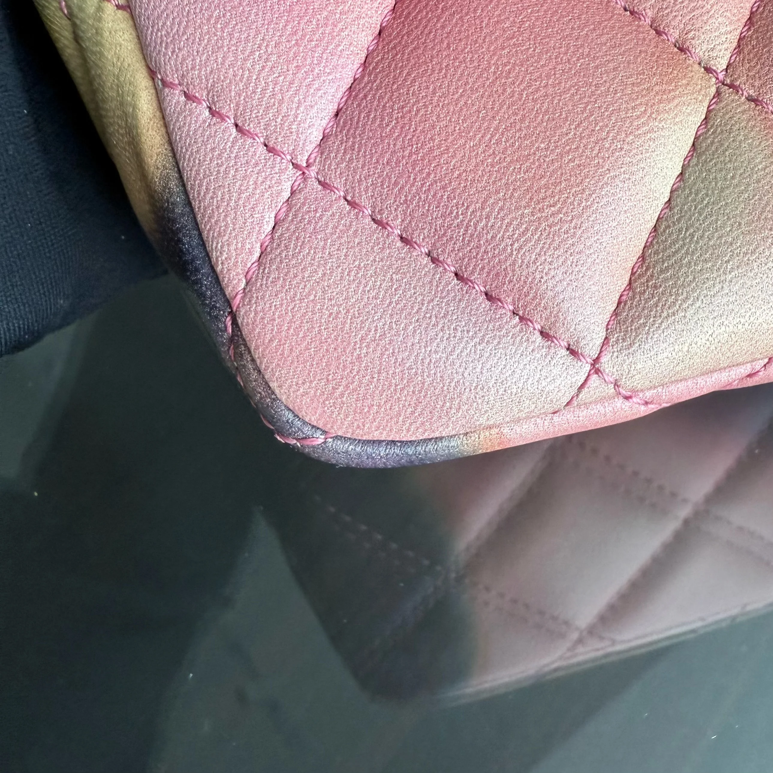 Chanel Classic Flap Small - Flower Power Quilted Lambskin Limited Edition Black Hardware Series 21