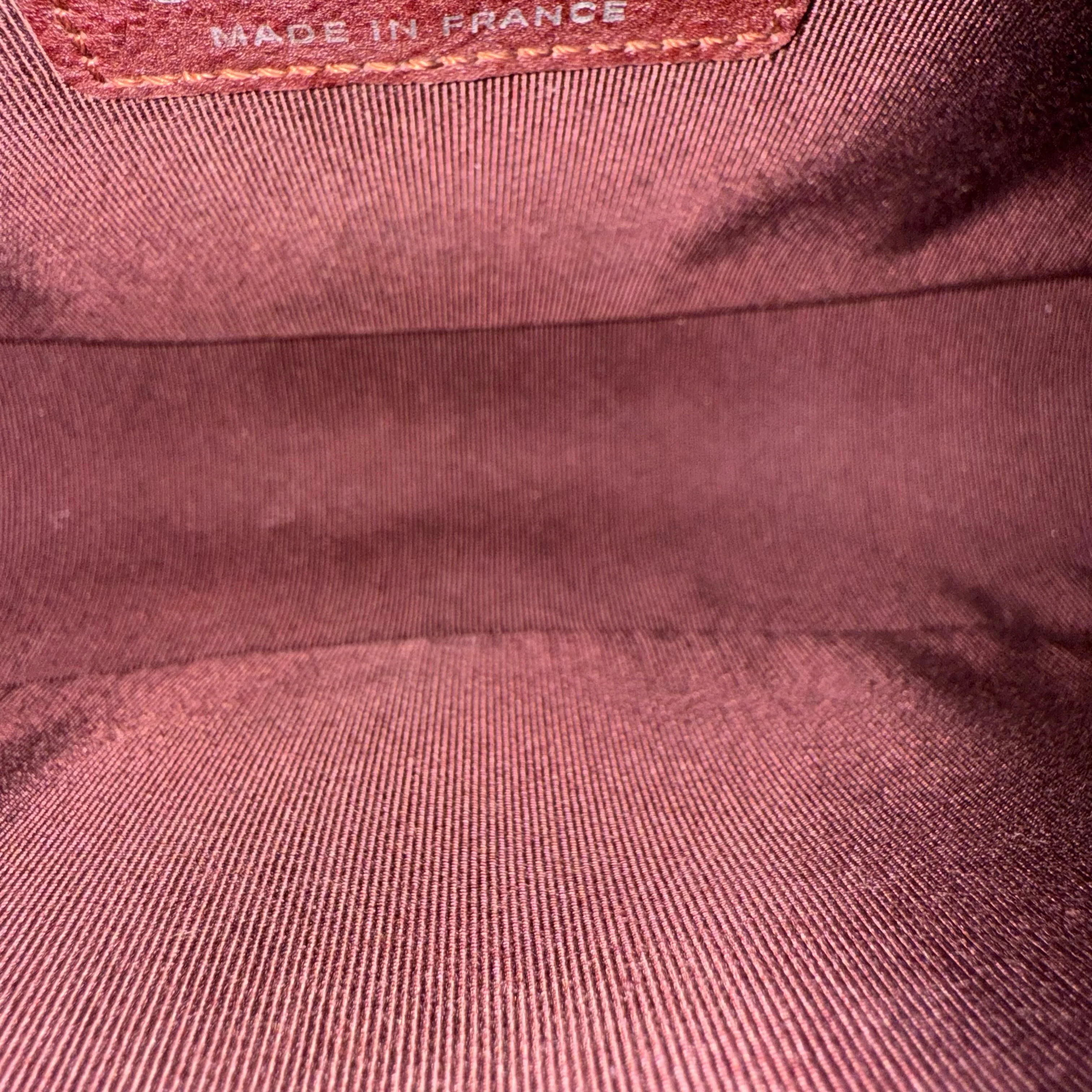 Chanel Boy Medium - 25CM Quilted Limited Edition Paris-Dallas Metal Edge Grained Calfskin Burgundy Silver Hardware Series 19