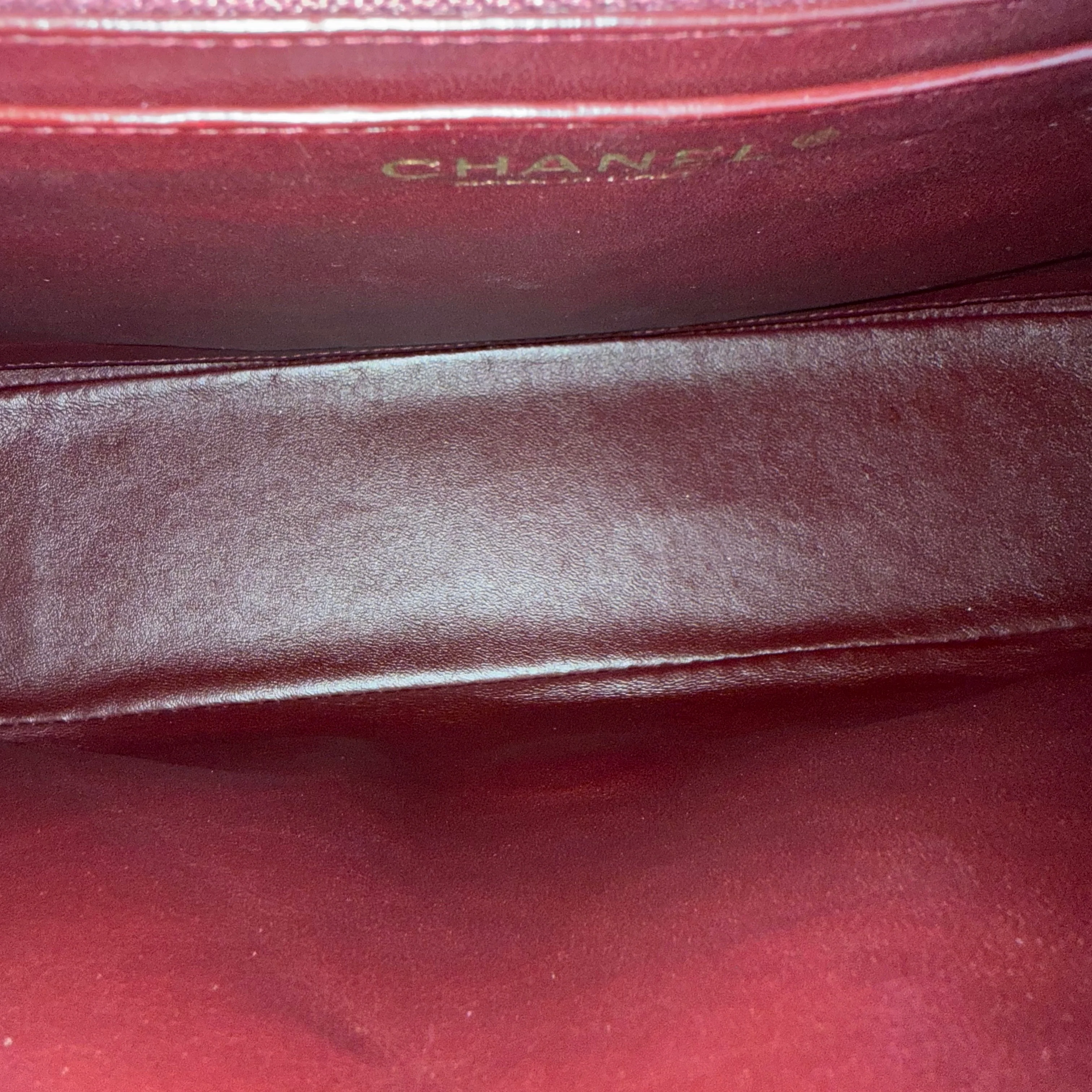 Chanel Classic Flap Maxi - 34CM Quilted Single Flap Lambskin Black Gold Hardware Series 13