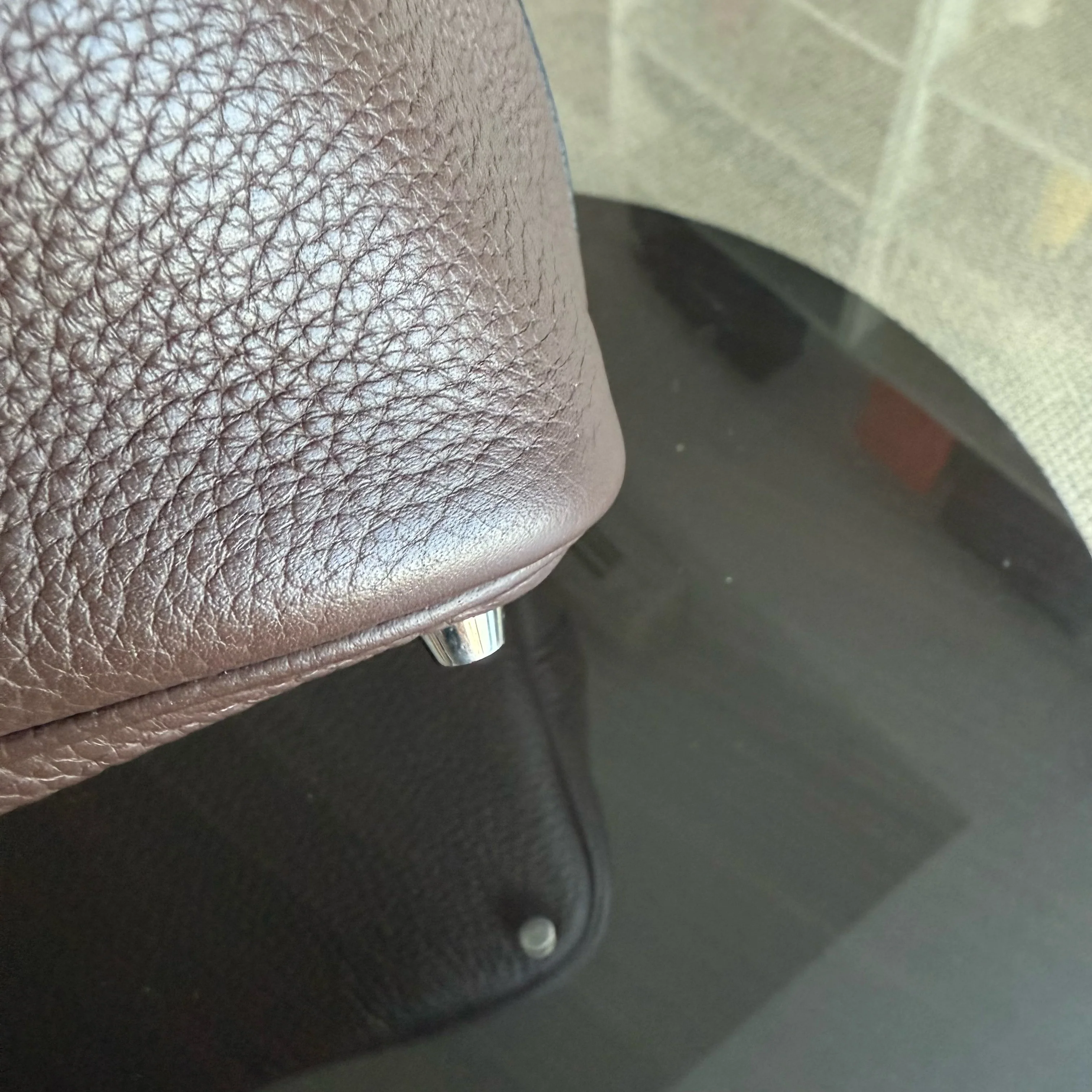 Hermes Picotin 18 - TC Clemence Leather Palladium Silver Hardware Stamp Square P