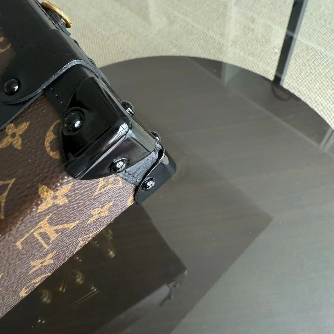 Louis Vuitton Petite Malle Monogram Box Cross Body Bag