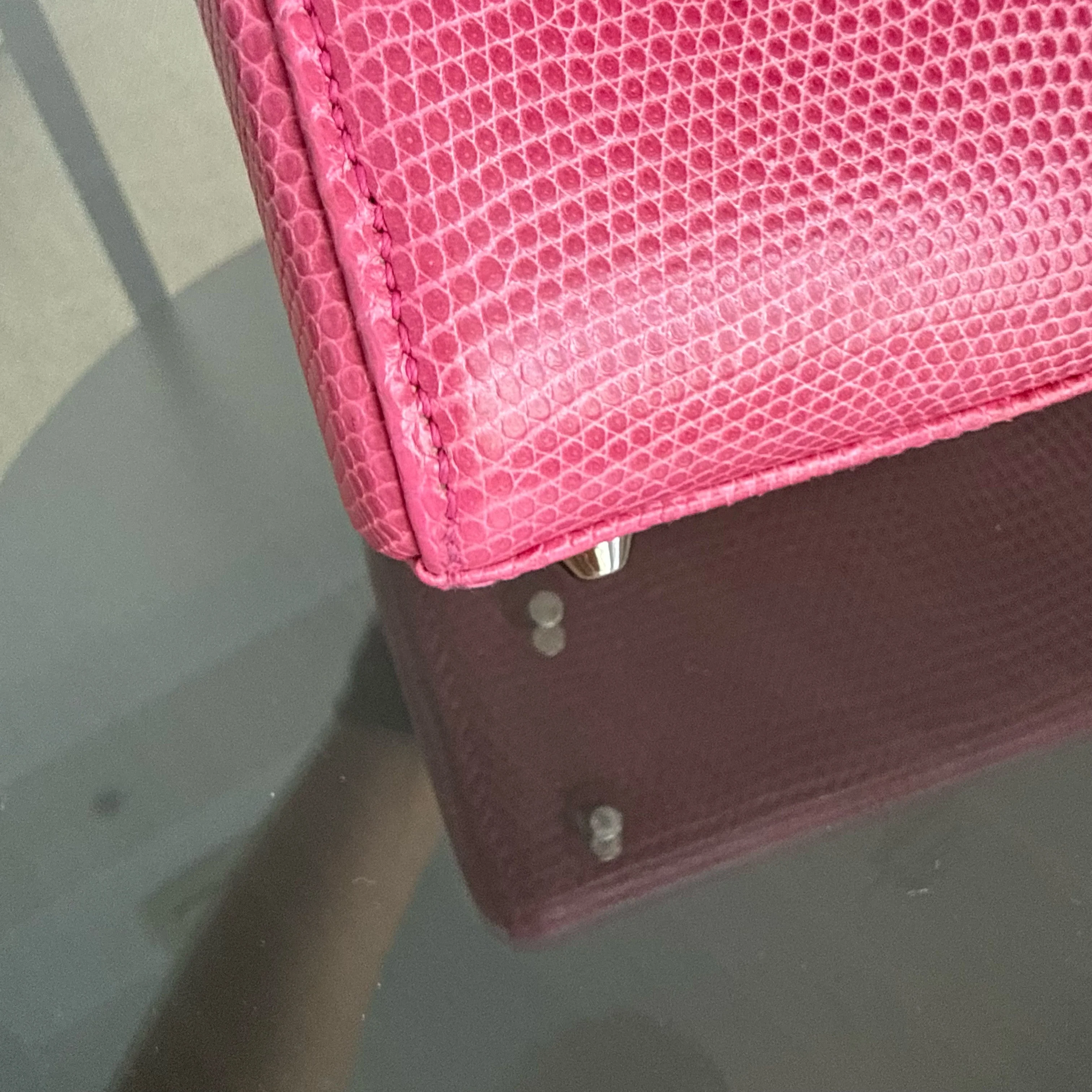 Dior Lady Mini - Exotic Lizard Limited Edition Swarovski Crystal Silver Hardware