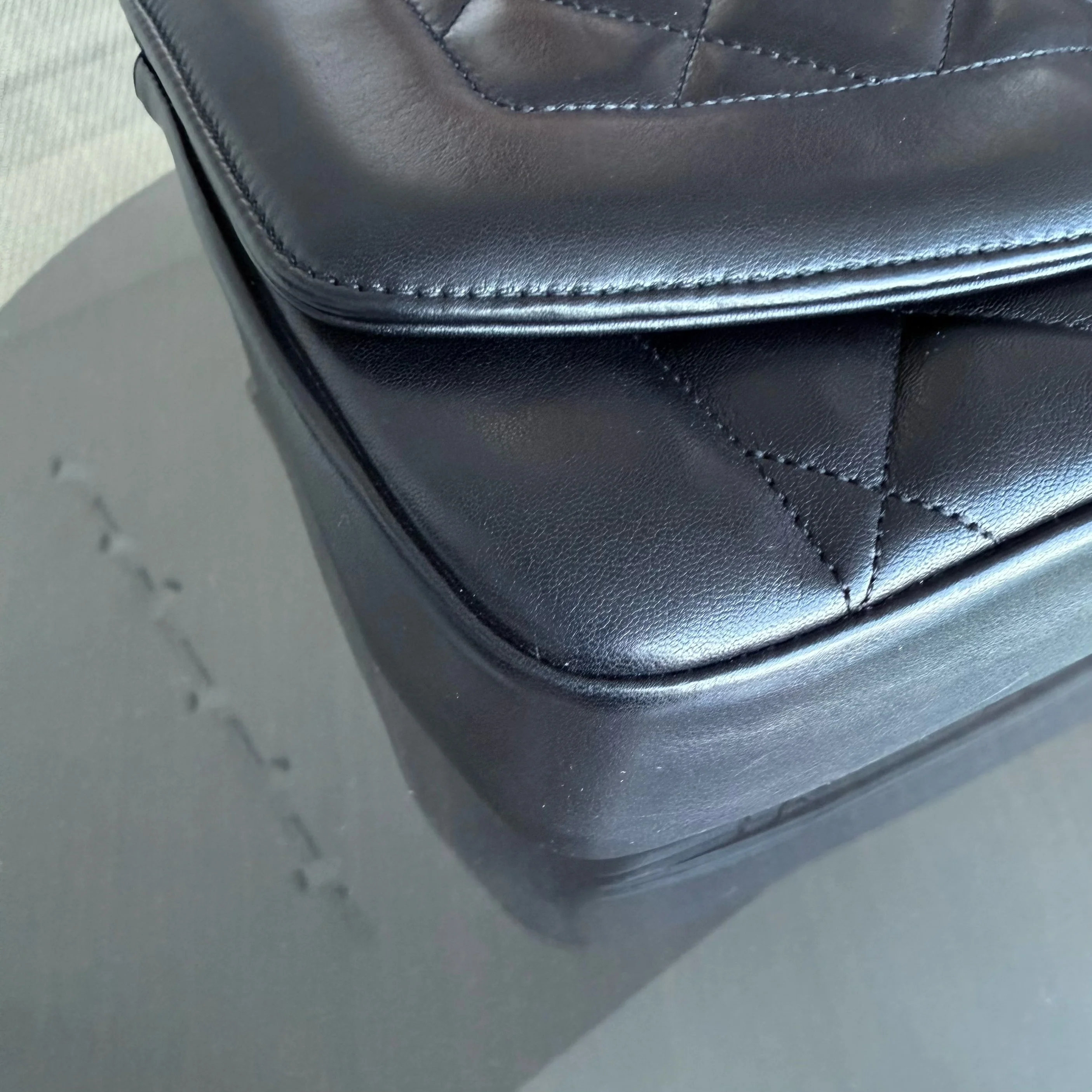 Chanel Diana Reissue - Quilted Lambskin 28CM Black Gold Hardware Series 20