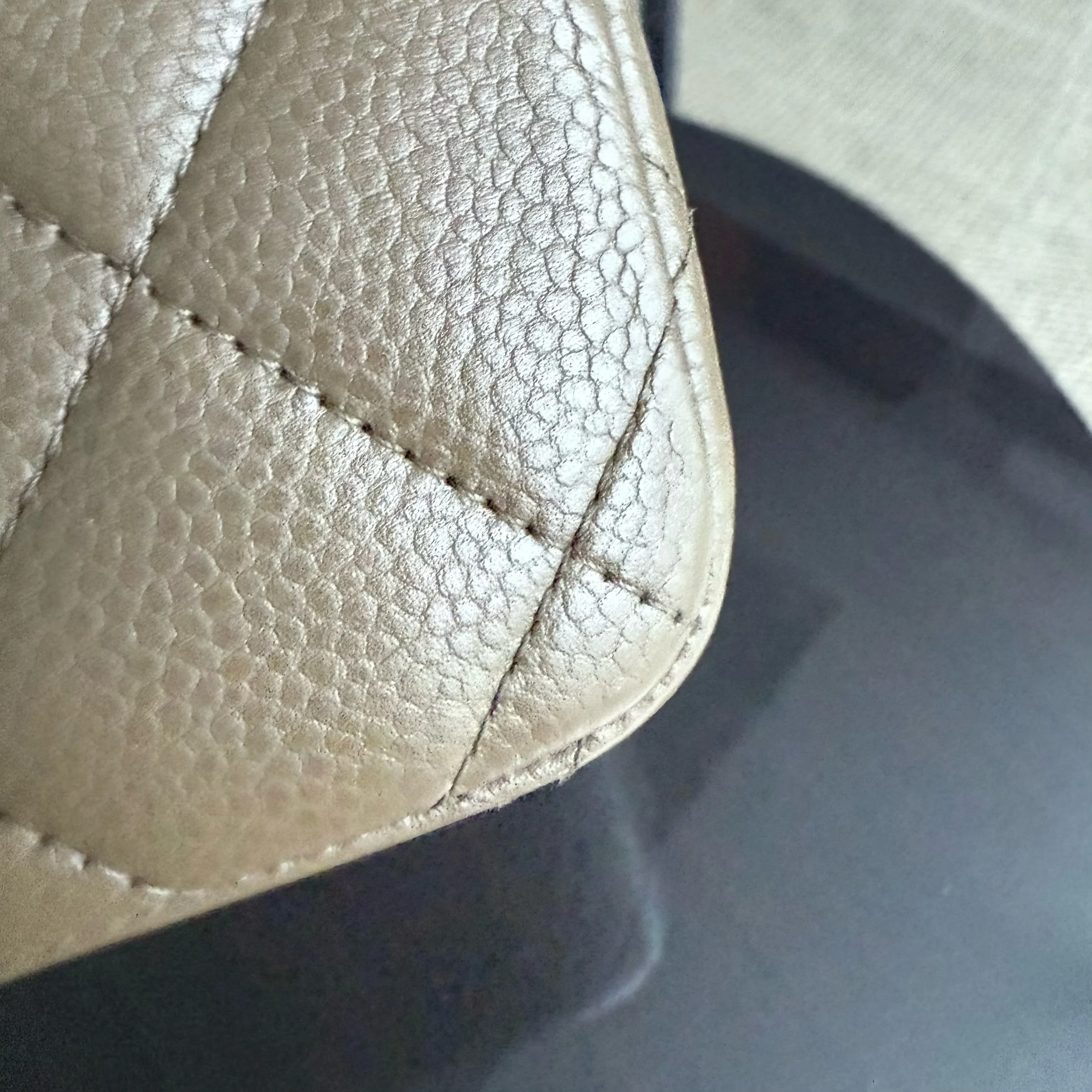 Chanel Classic Flap Jumbo - Caviar Quilted Double Flap Olive Green Silver Hardware Series 16