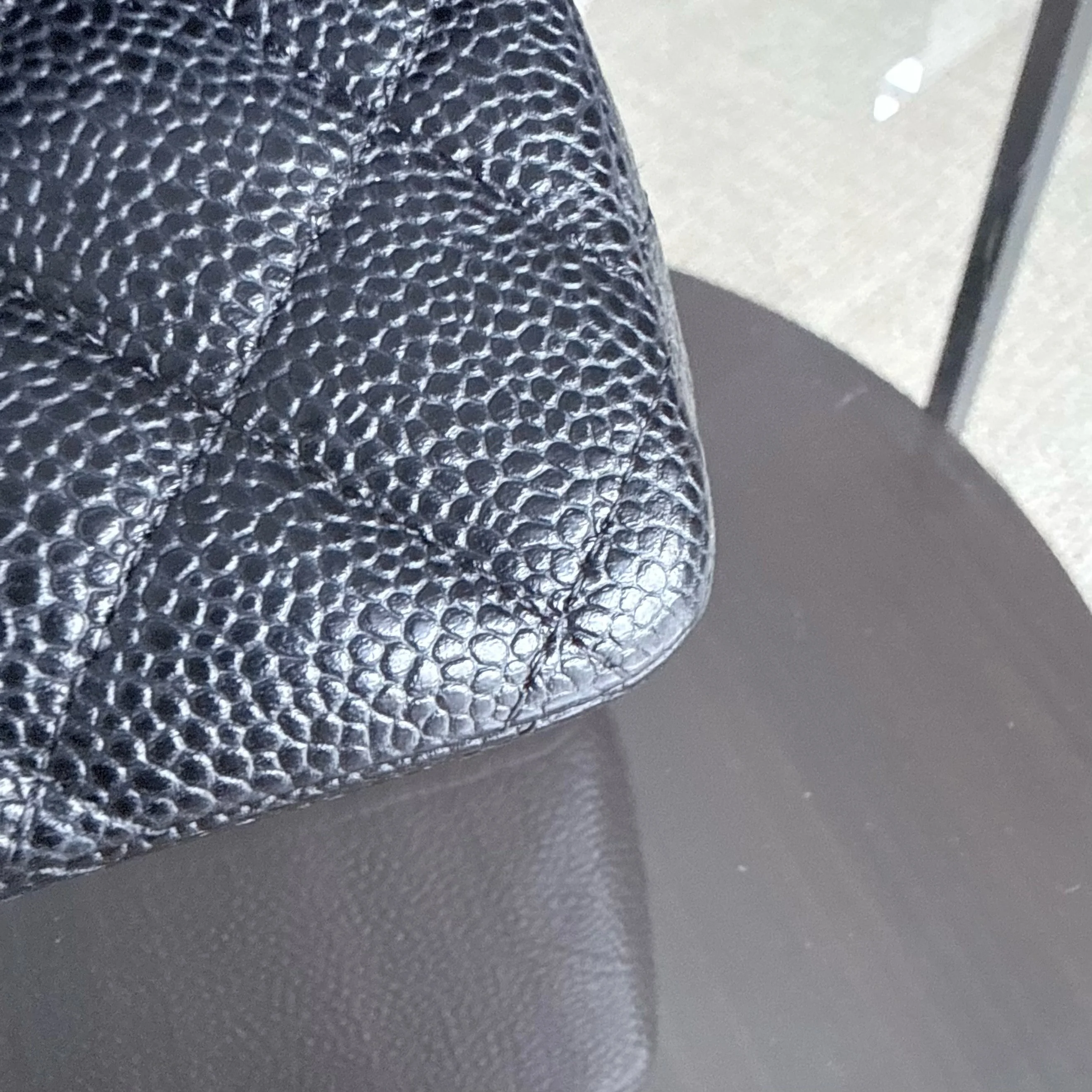 Chanel Classic Flap Medium - Caviar 25CM Quilted Double Flap Black Gold Hardware Series 21