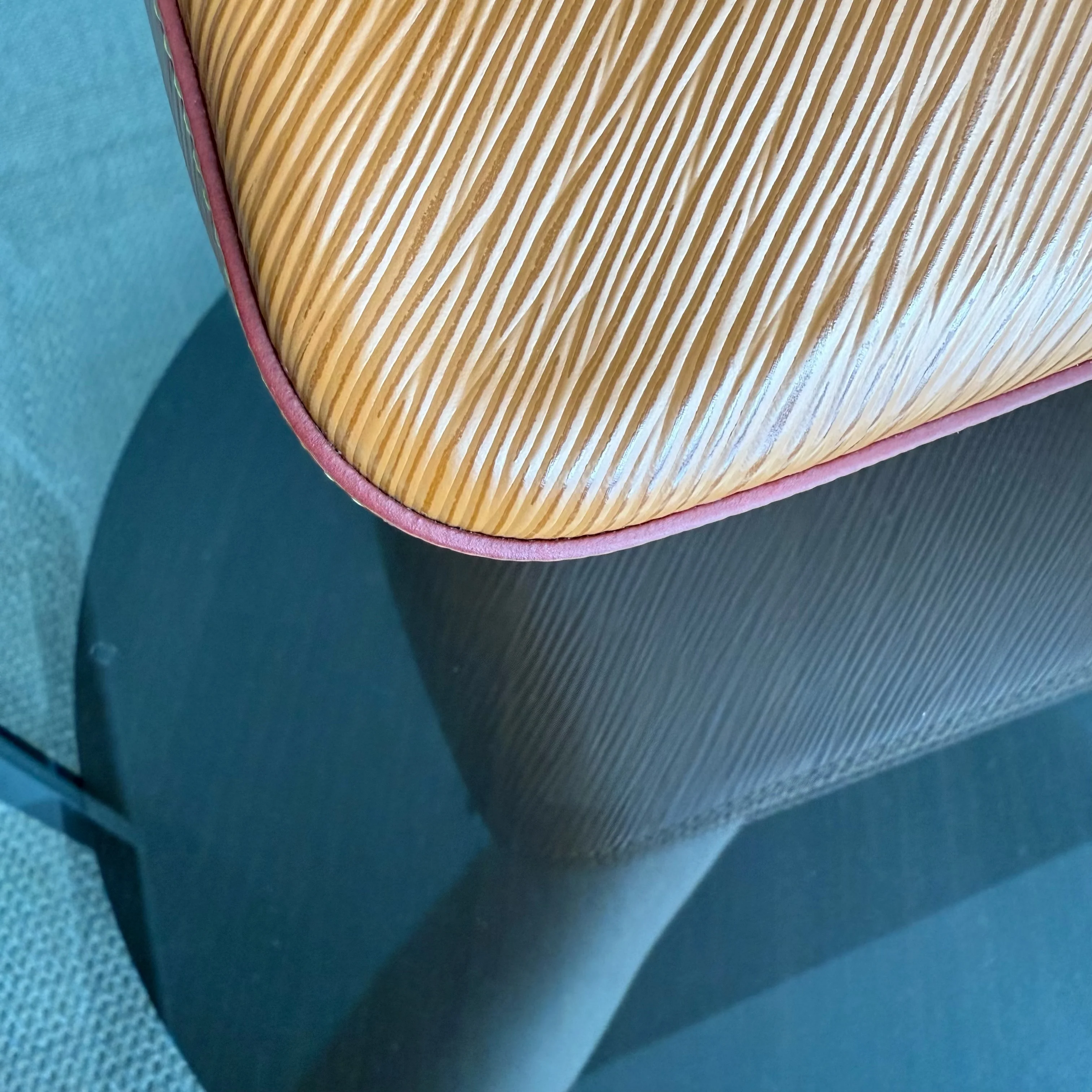 Louis Vuitton Marelle Gold Miel Epi Leather Monogram Pouch