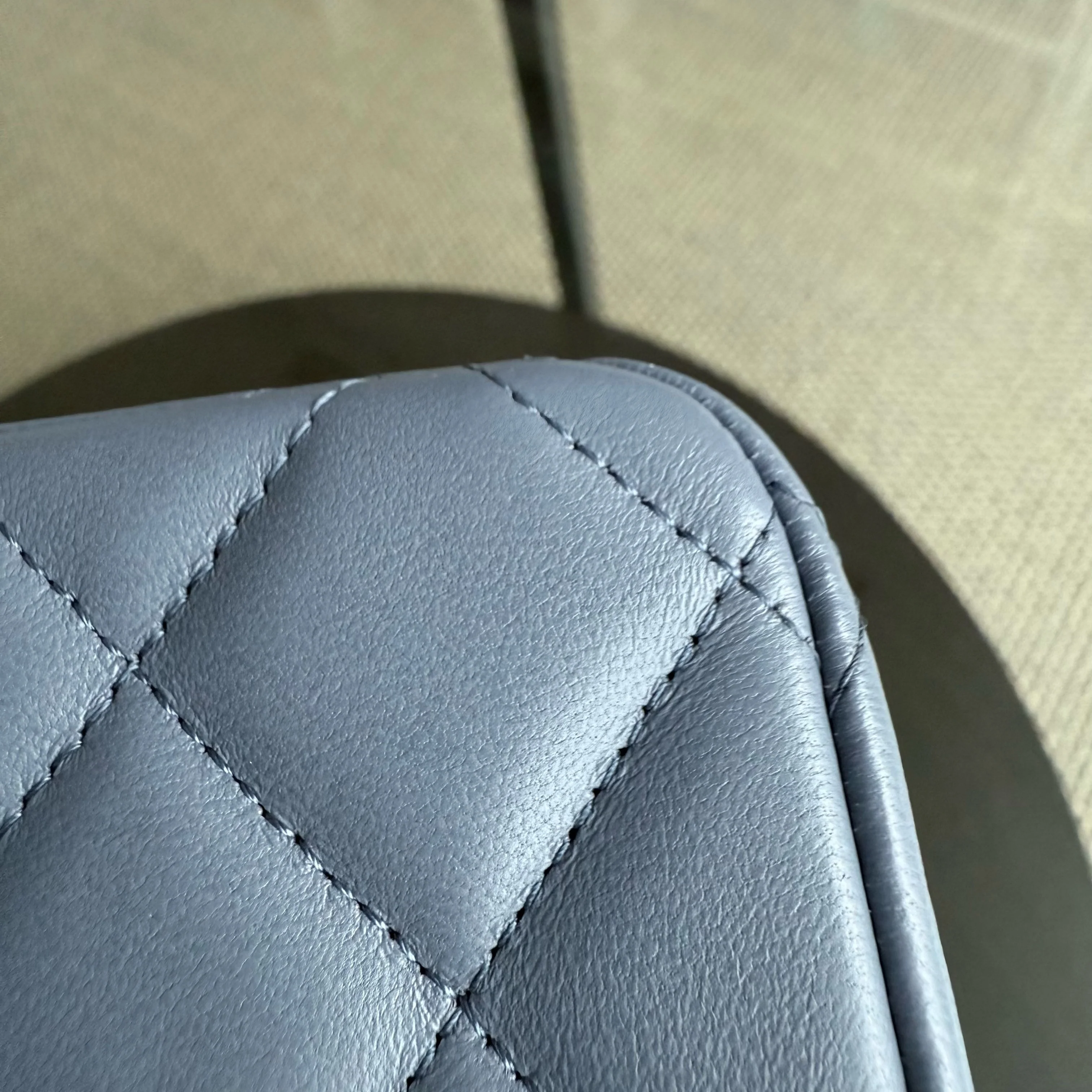 Chanel Classic Flap Maxi - Double Flap Quilted 34CM Lambskin Light Violet Purple Series 15