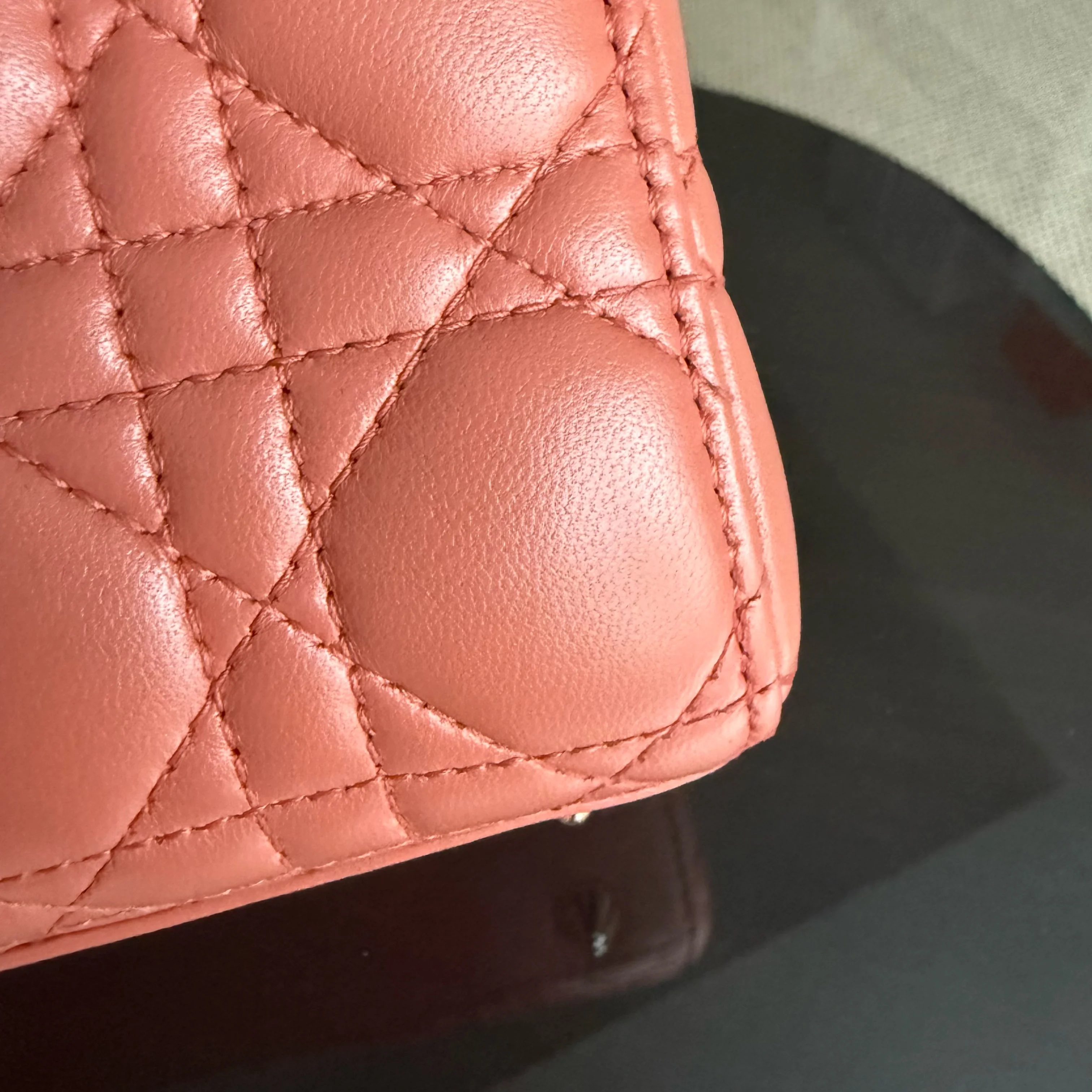 Dior Lady Small ABC Flap - Cannage Lambskin Caramel Gold Hardware MyABC