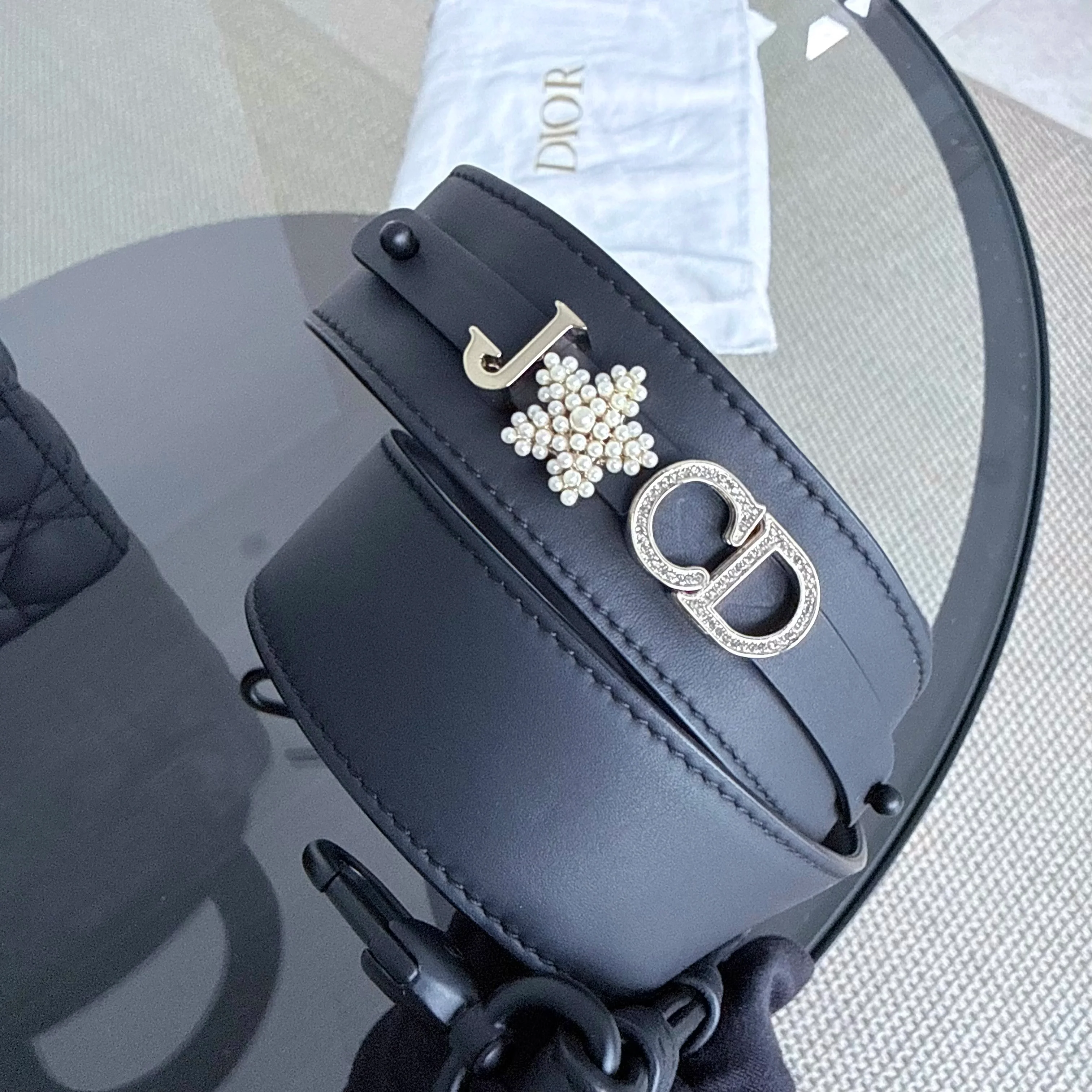Dior Lady Small MyABC Flap - Cannage Calfskin So Black Hardware