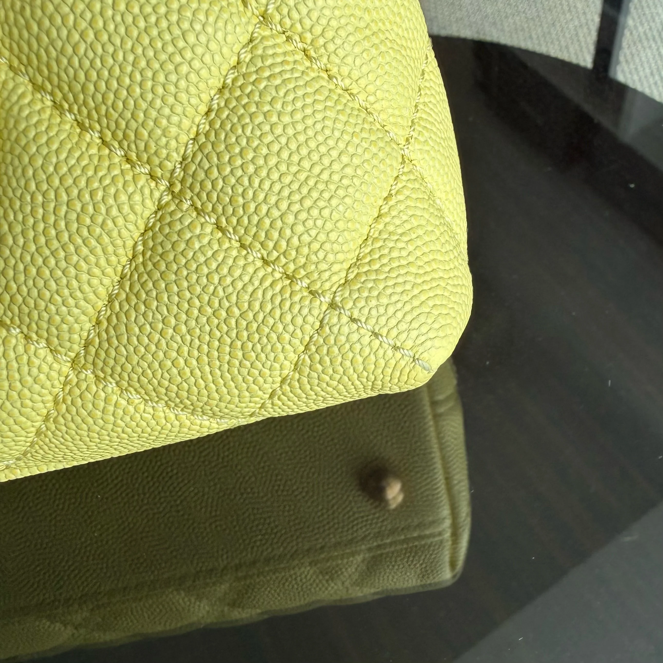 Chanel Coco Handle Small - Caviar Quilted Yellow Gold Hardware Series 24