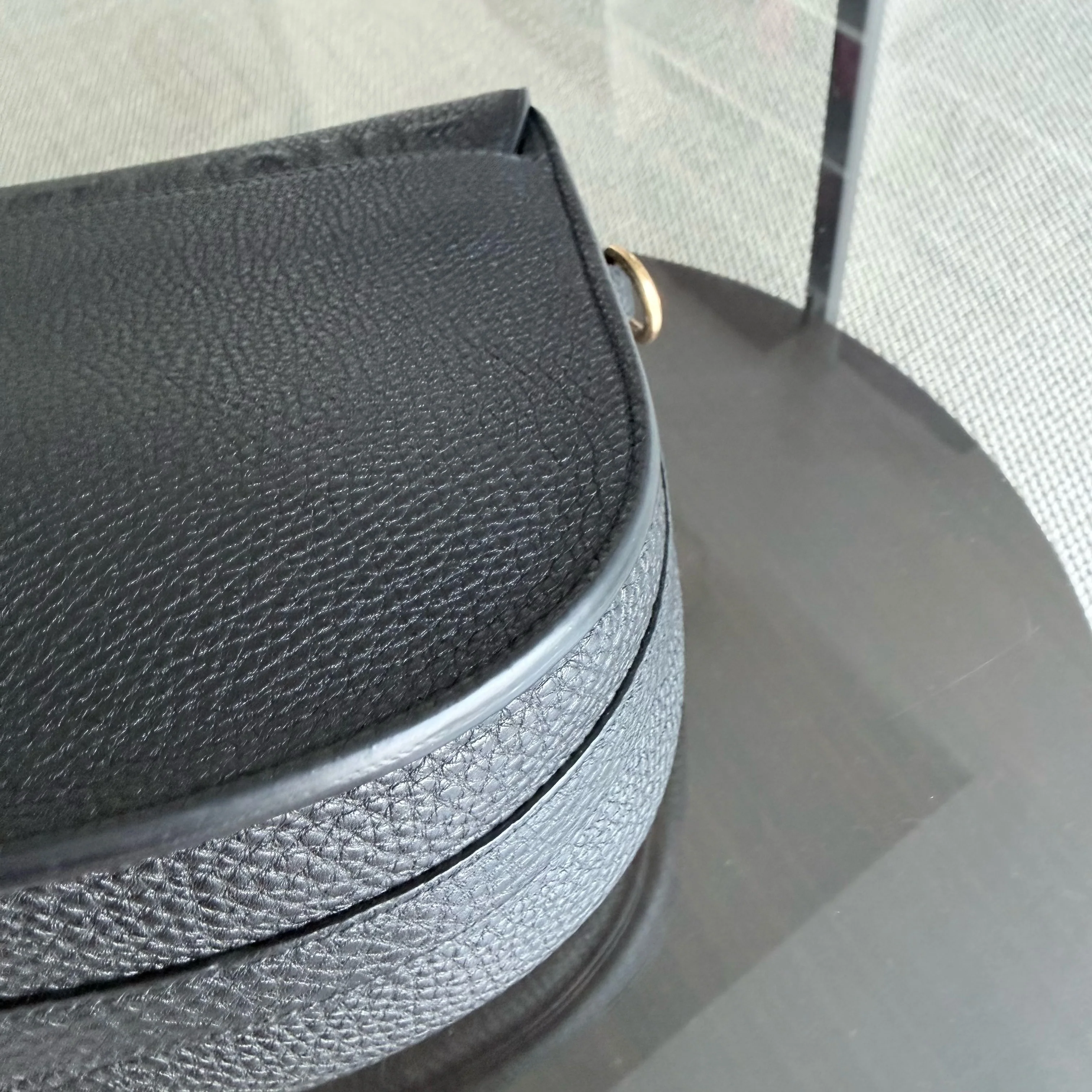 Dior Bobby Large - Caviar Black Golden Hardware With Strap