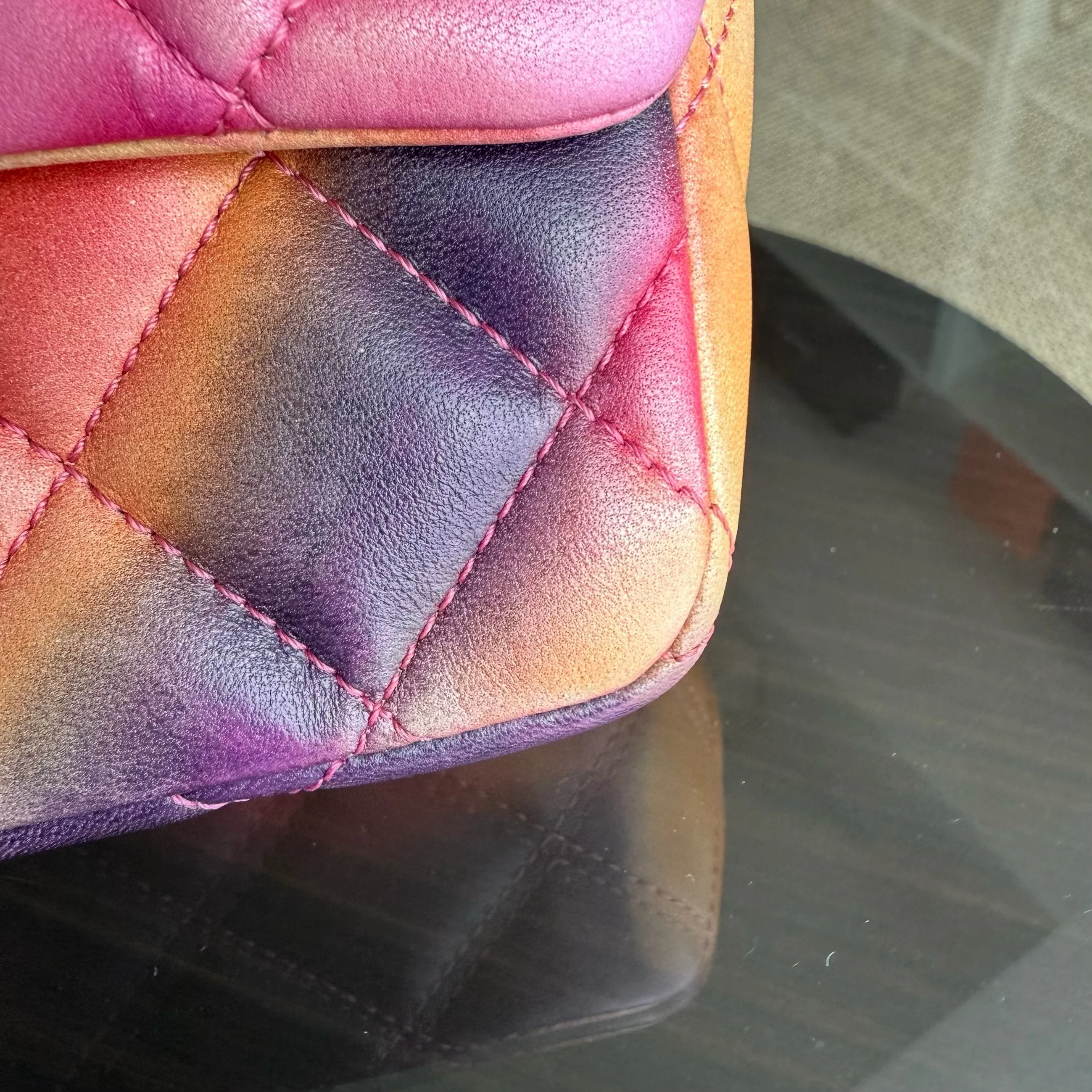 Chanel Classic Flap Small - Flower Power Quilted Lambskin Limited Edition Black Hardware Series 21