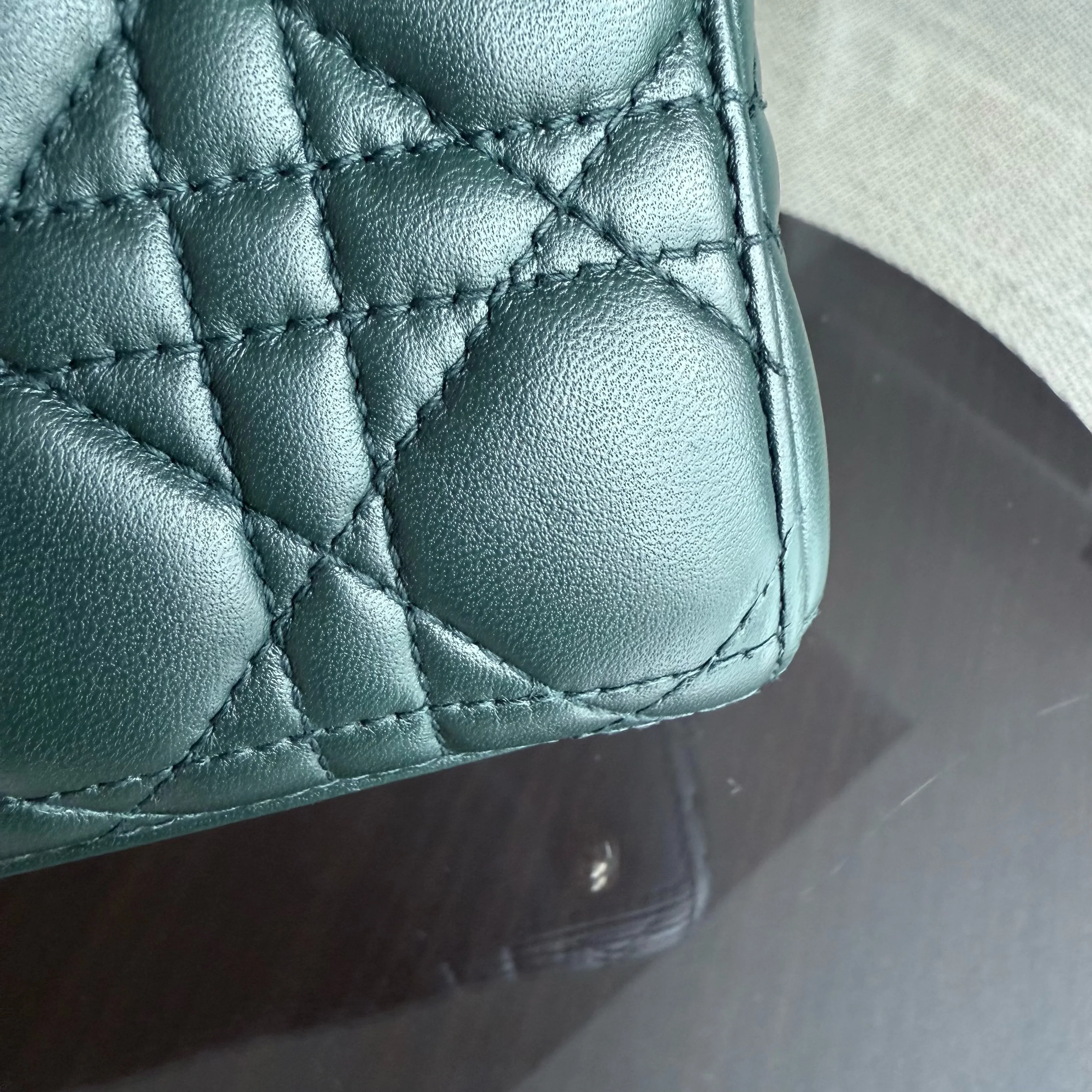 Dior Lady Small ABC - Cannage Lambskin Dark Green Gold Hardware MyABC