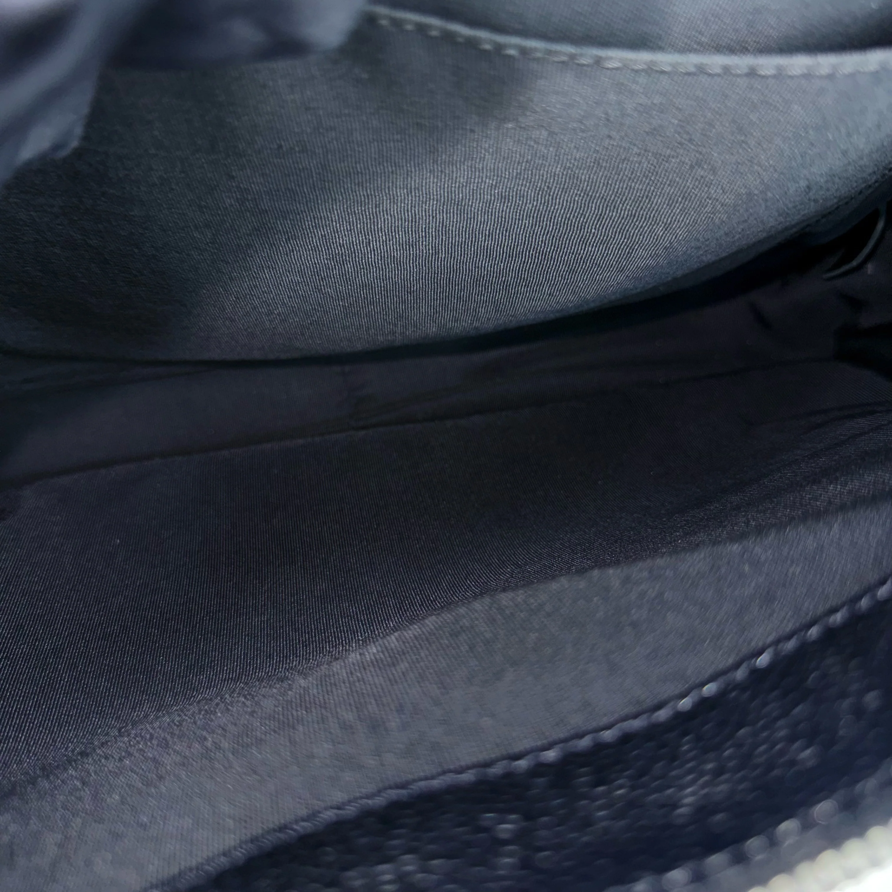 Chanel GST Grand Shopping Tote - Caviar Quilted Black Silver Hardware Series 12