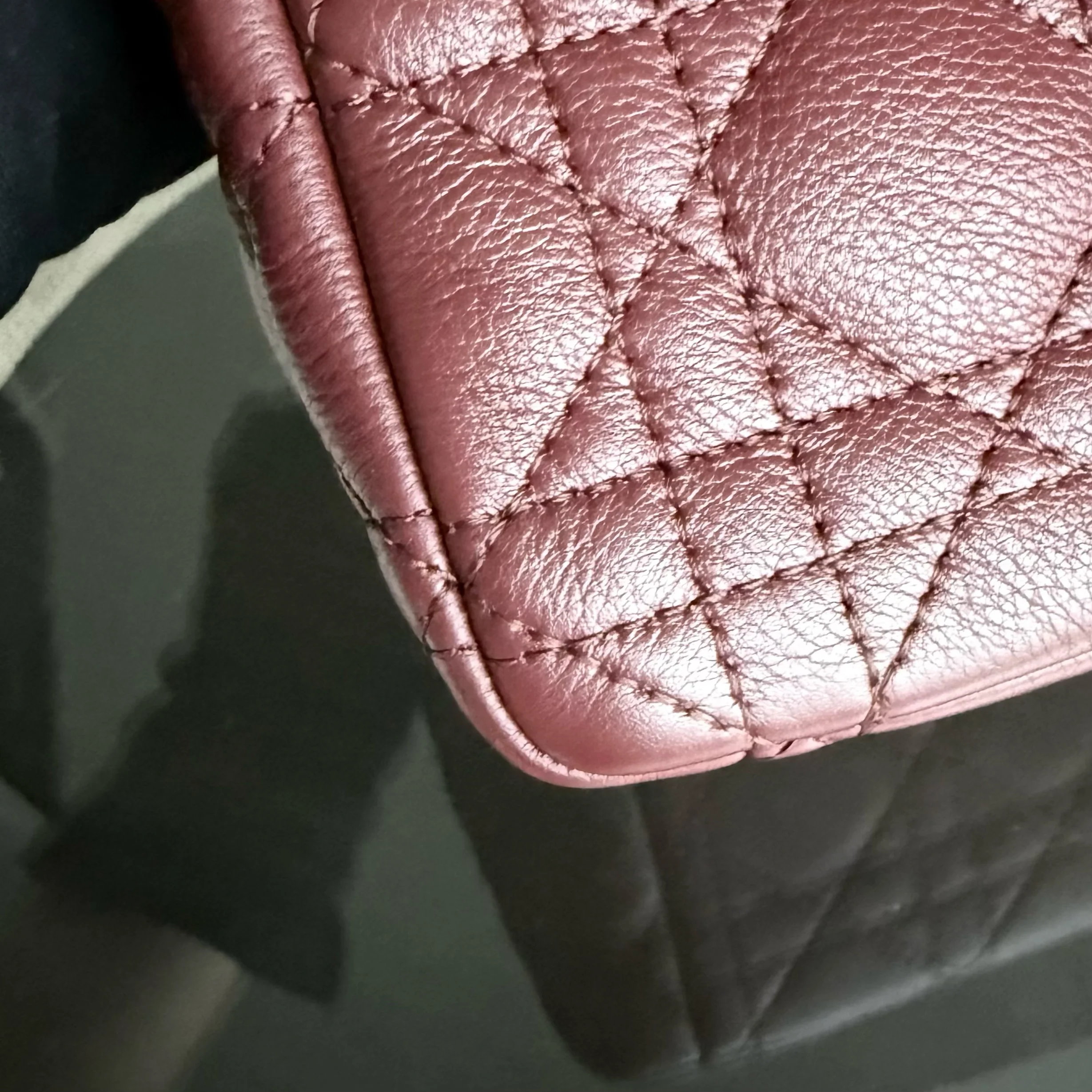 Dior Caro Medium - Cannage Calfskin Burgundy Red Gold Hardware