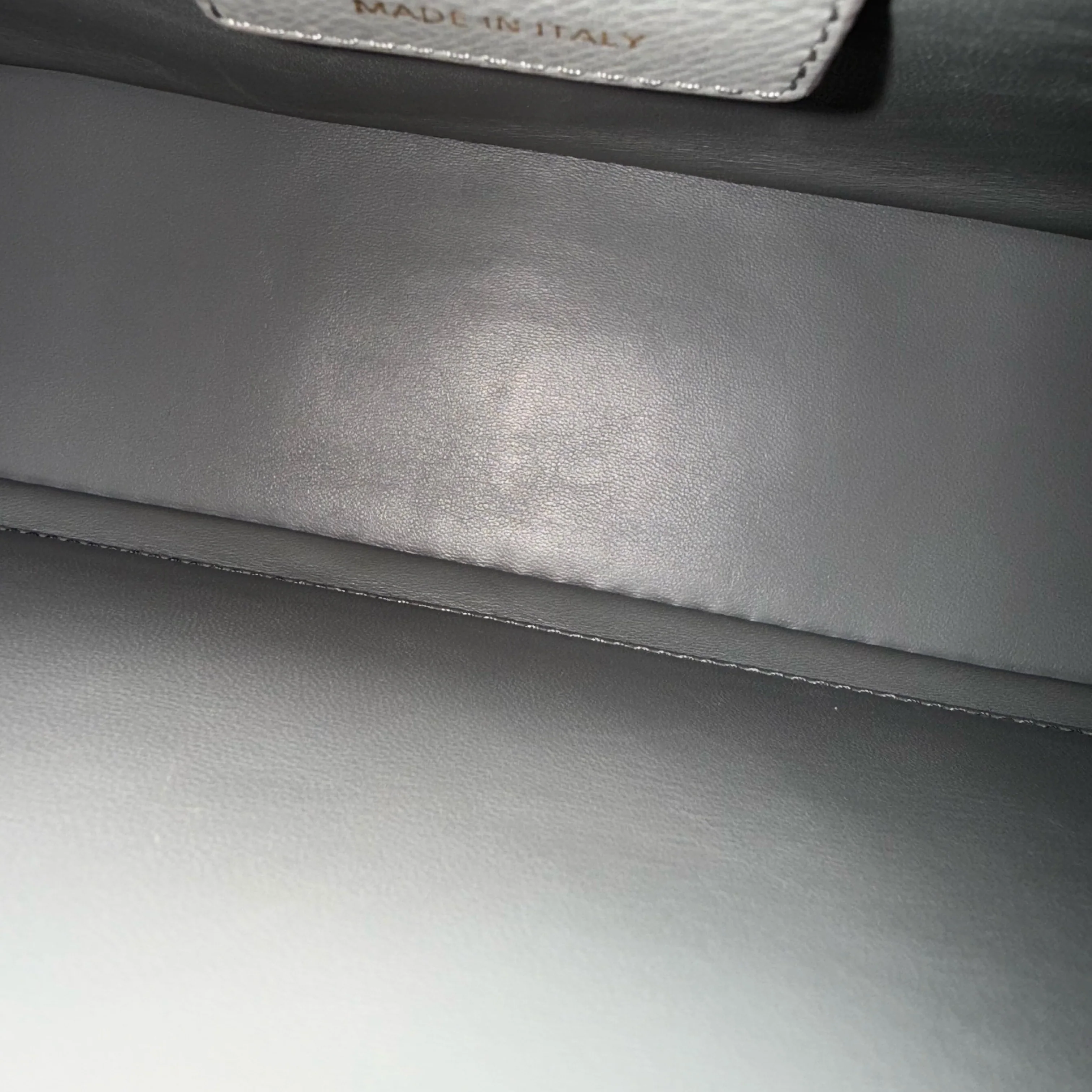 Dior Caro Large - Cannage Calfskin Grey Gray Gold Hardware