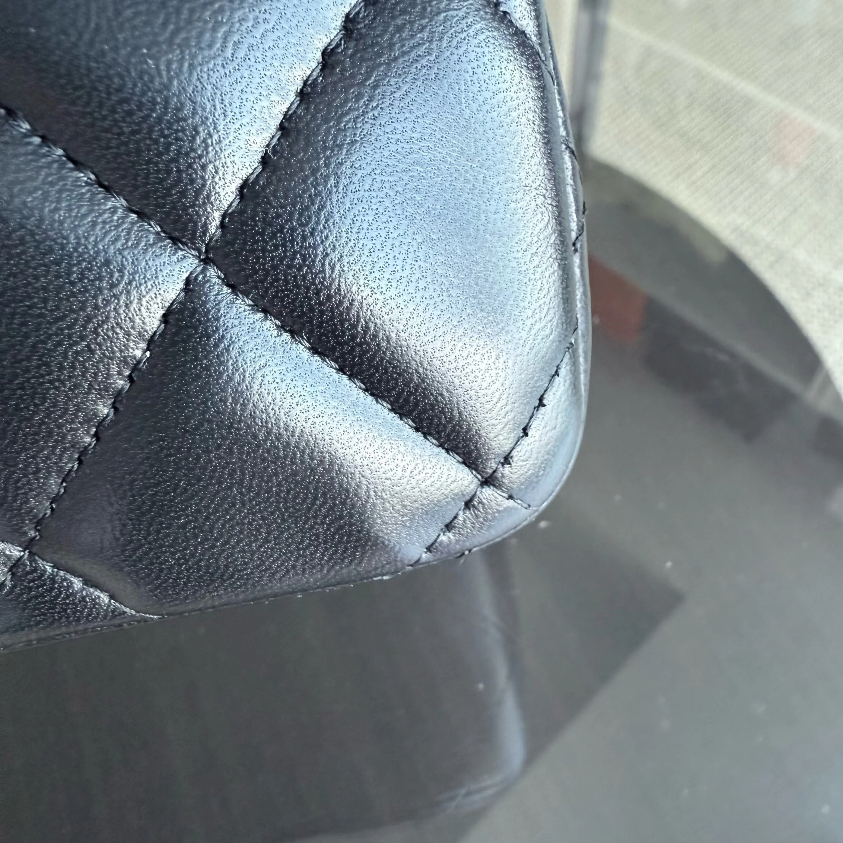 Chanel Classic Flap Jumbo - Double Flap 30CM Lambskin Quilted Black Gold Hardware Series 17