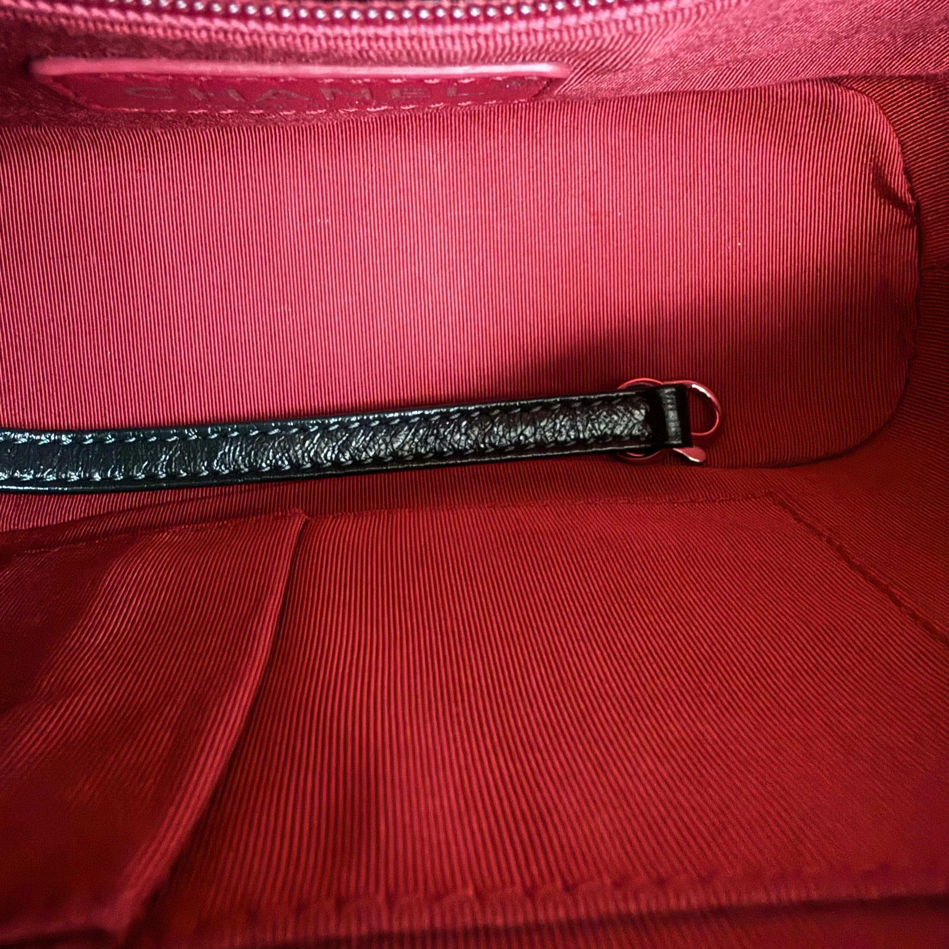 Chanel Gabrielle Small - Quilted Calfskin Dark Green Gold Hardware Series 26