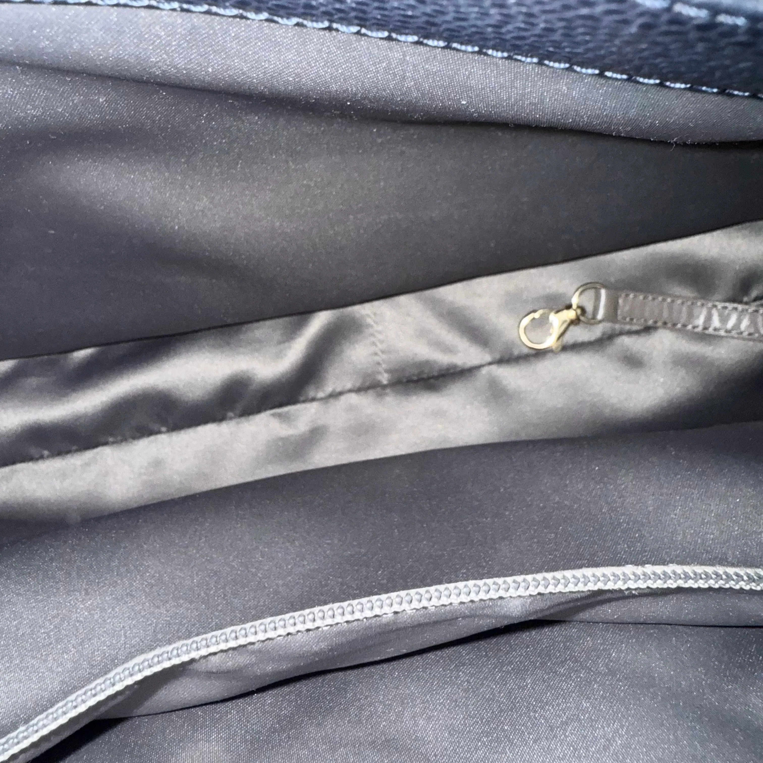 Chanel GST Grand Shopping Tote - Caviar Quilted Grained Calfskin Dark Navy Blue Gold Hardware Series 19