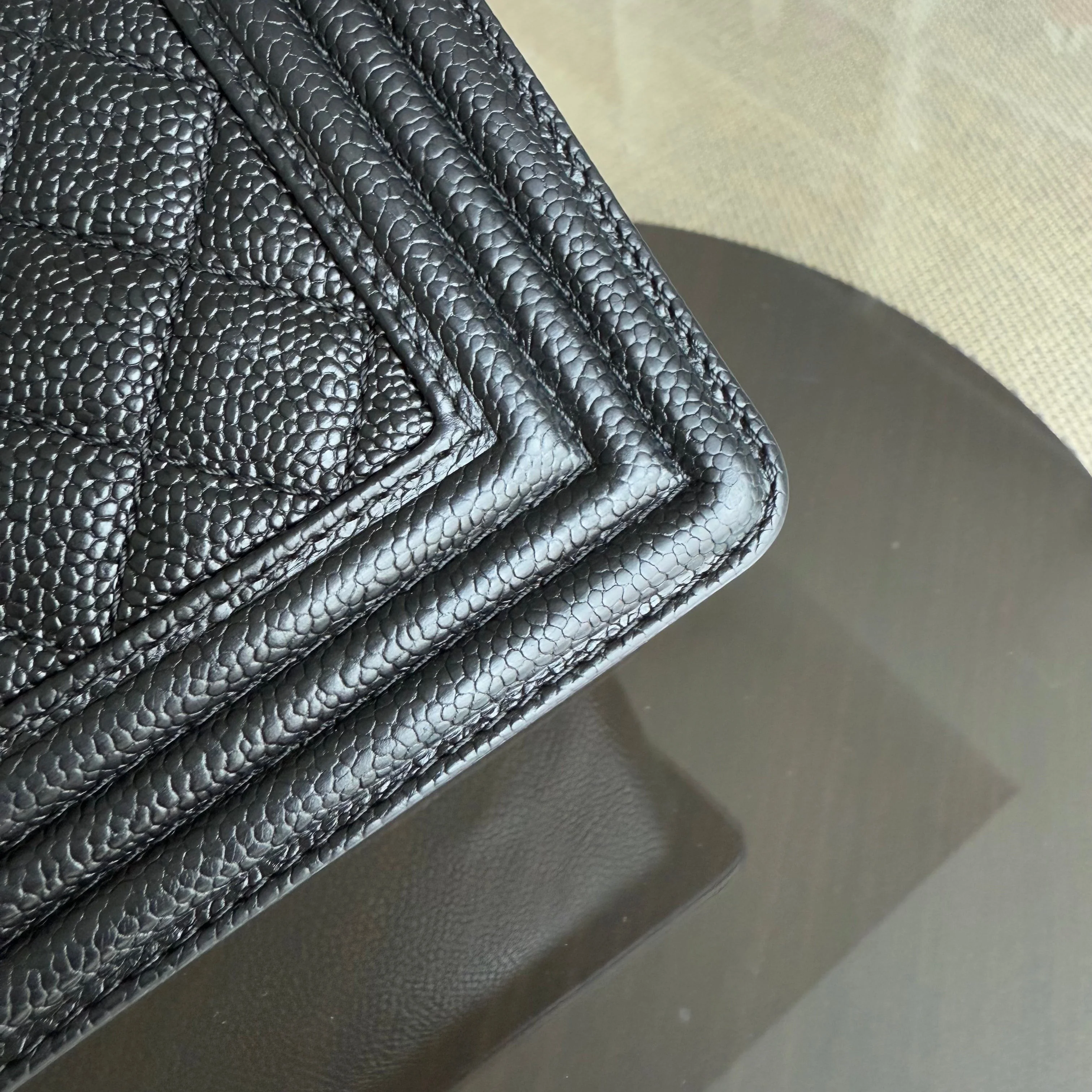 Chanel Boy Small - Caviar 20CM Quilted Black Ruthenium Silver Hardware Series 23