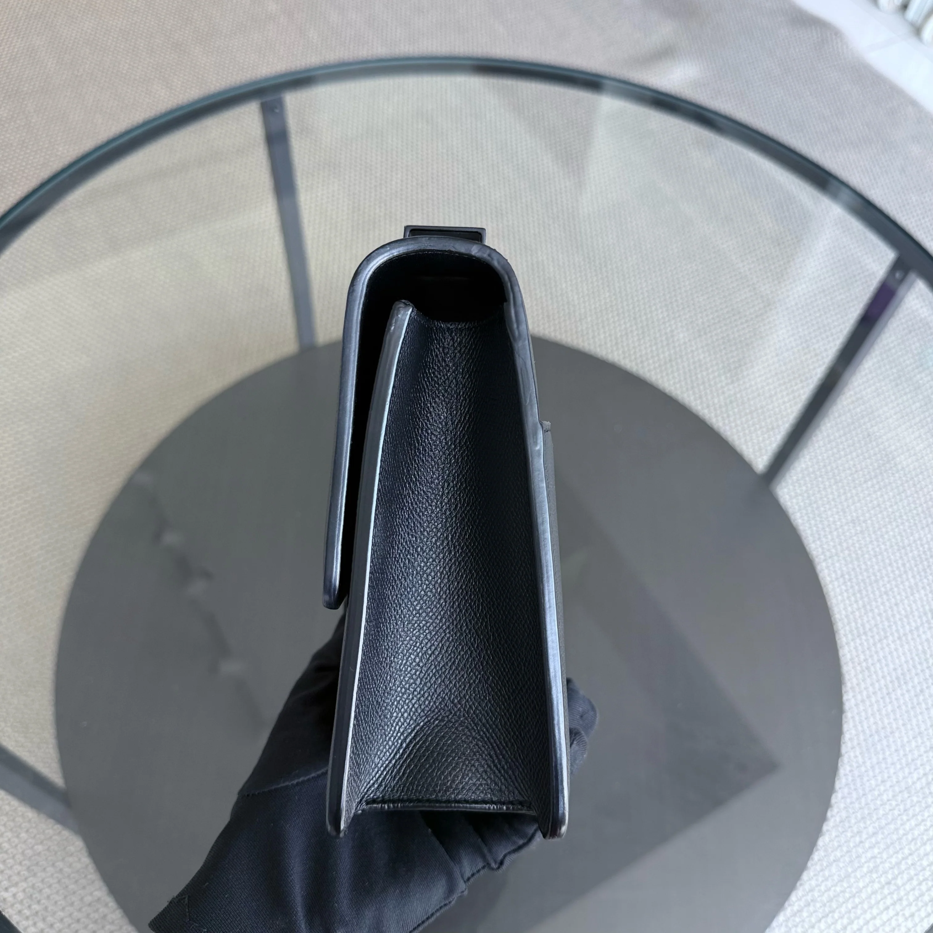 Dior 30 Montaigne 30 - Grained Calfskin All Black