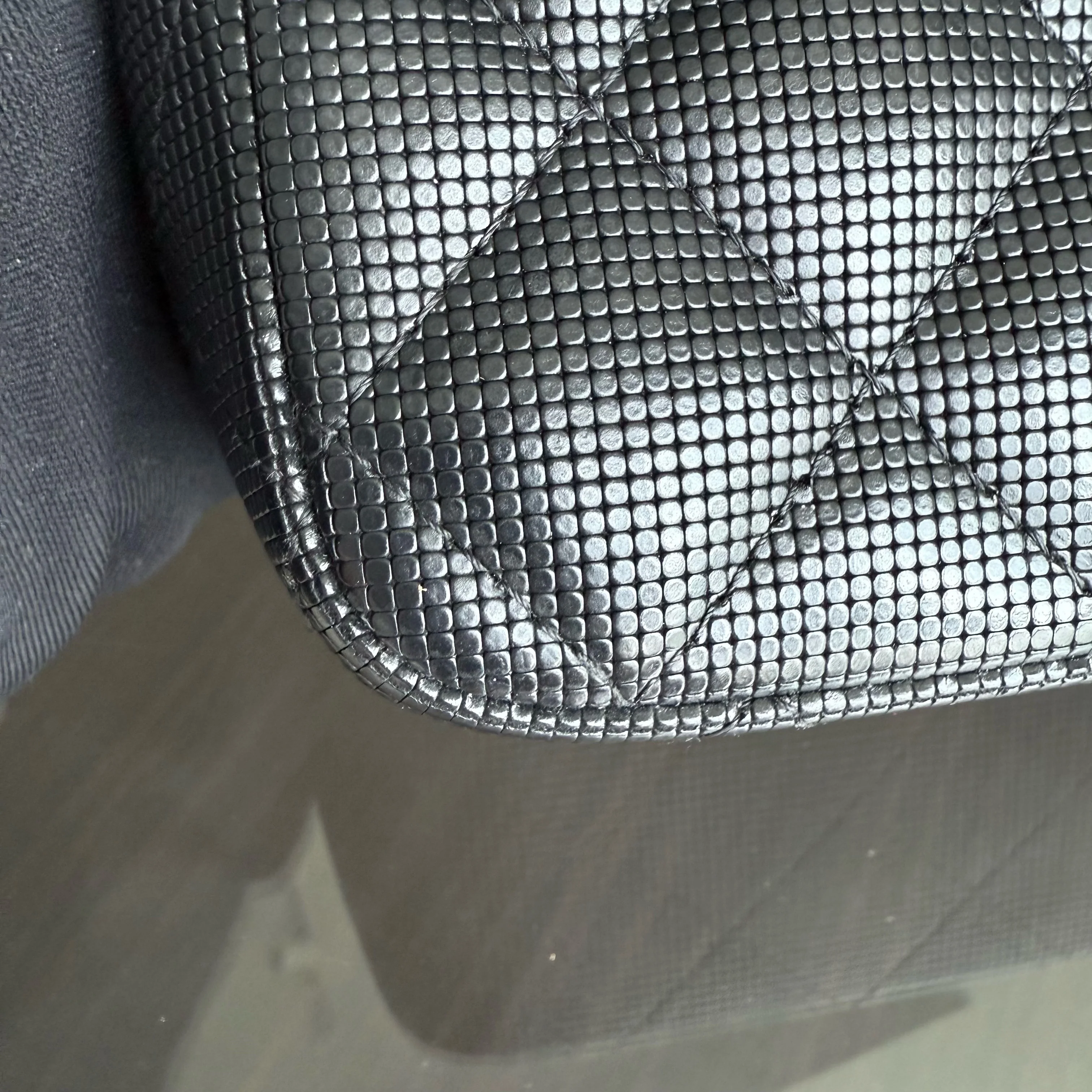 Chanel Classic Flap Mini - Pixelated Calfskin 20CM Limited Edition Quilted Black Gold Hardware Series 21