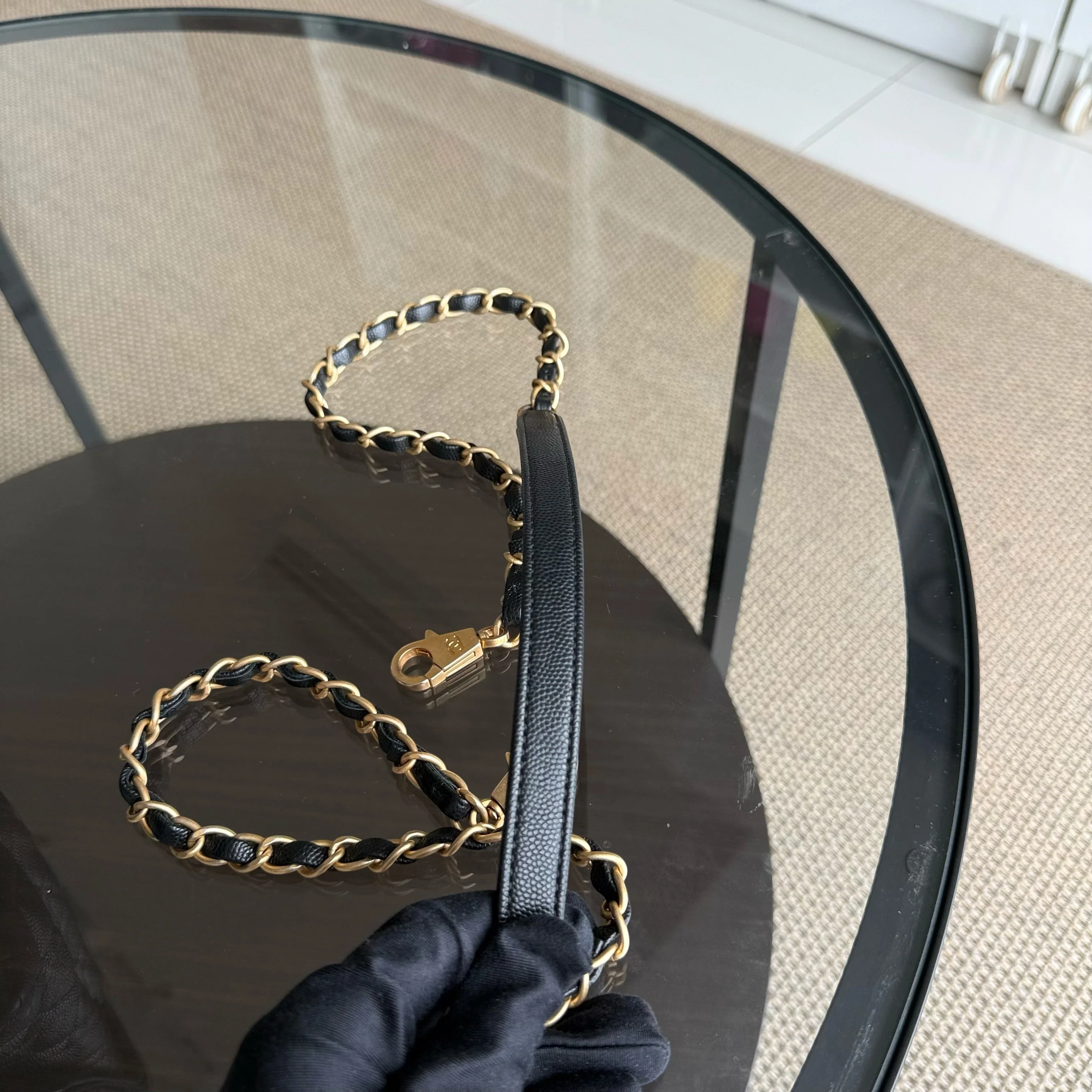 Chanel Coco Handle Medium - Caviar 29CM Quilted Black Gold Hardware Series 27