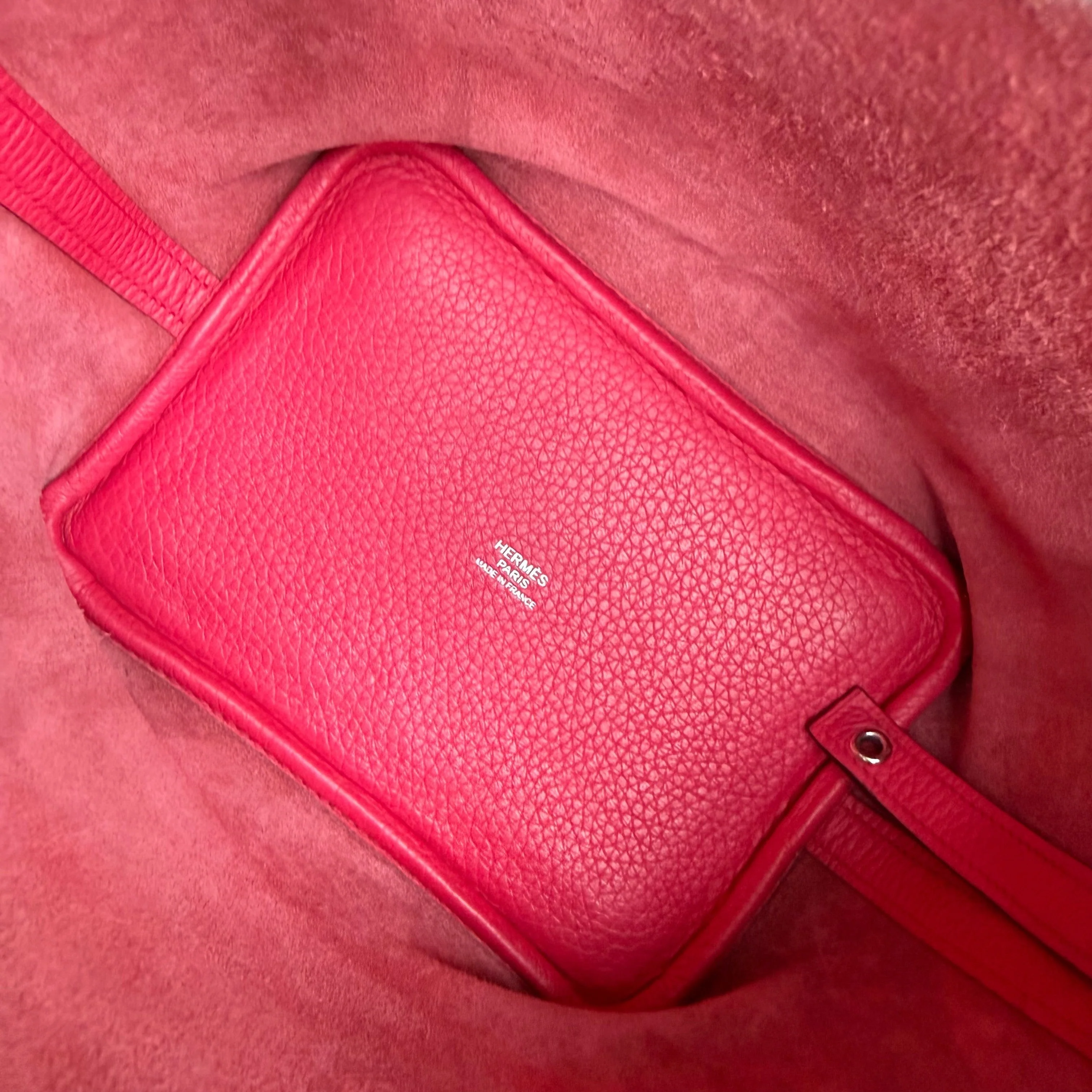 Hermes Picotin Lock 18 - TC Taurillion Clemence Pink Palladium Hardware Stamp A