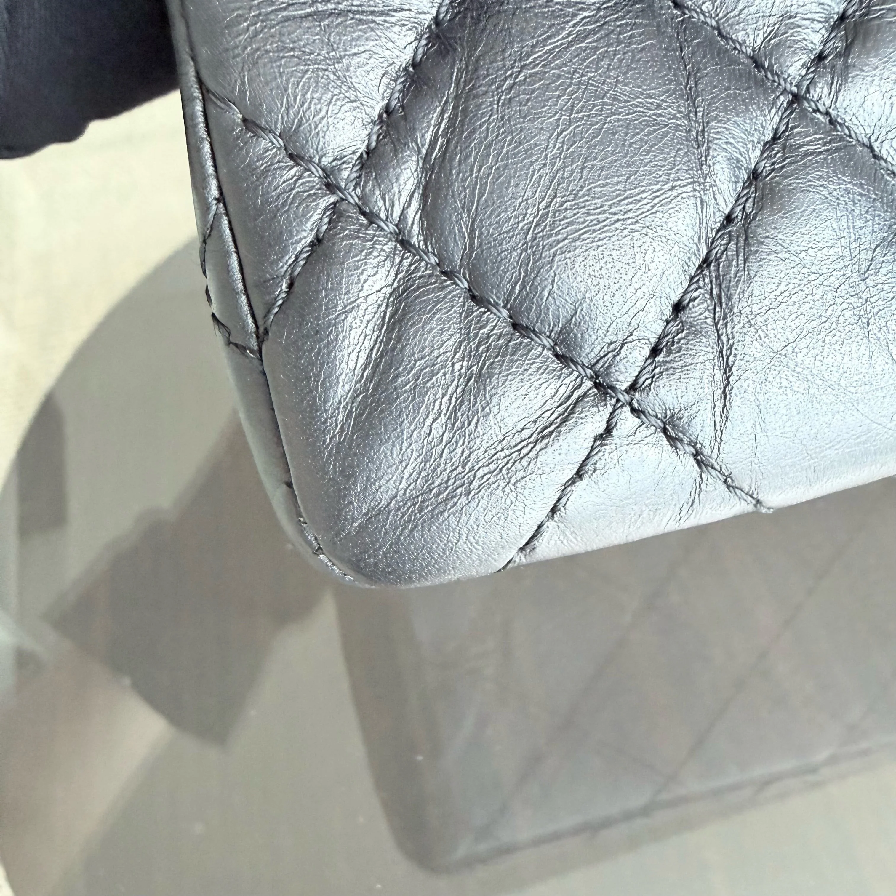 Chanel 2.55 Reissue 226 - Quilted Aged Calfskin Black Ruthenium Silver Hardware