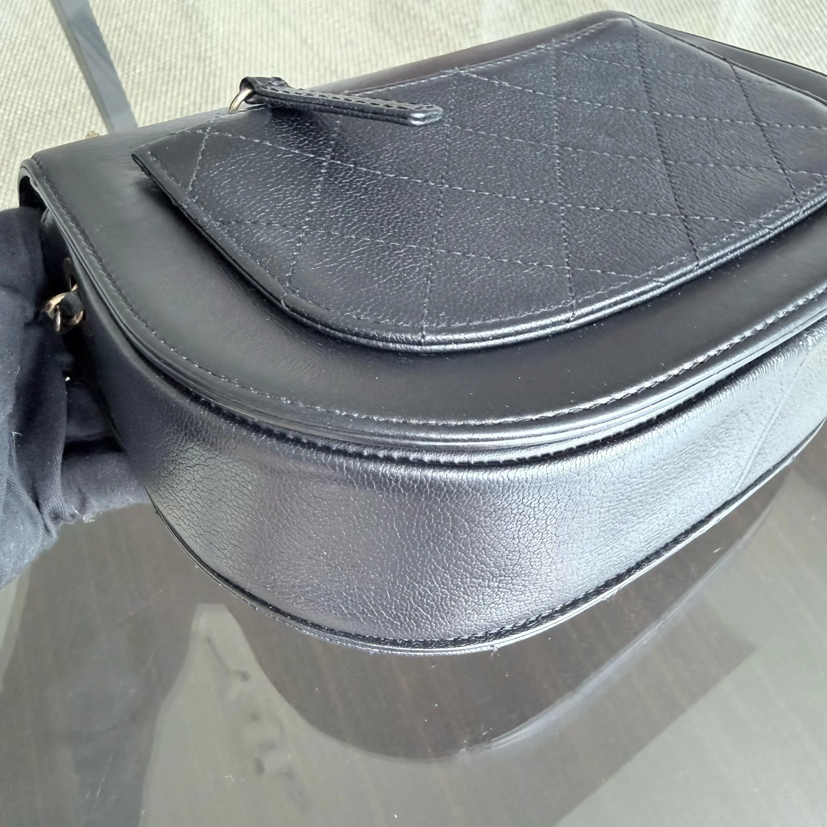 Chanel Coco Curve Cuba - Quilted Calfskin Black Gold Hardware Series 23