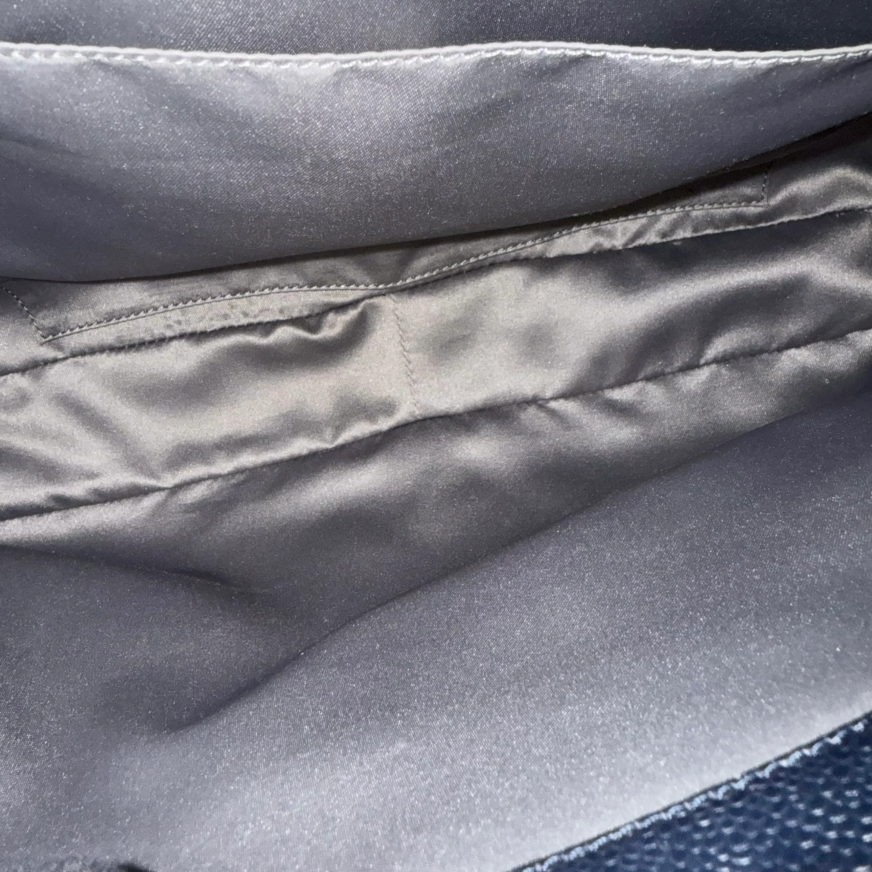 Chanel GST Grand Shopping Tote - Caviar Quilted Grained Calfskin Dark Navy Blue Gold Hardware Series 19