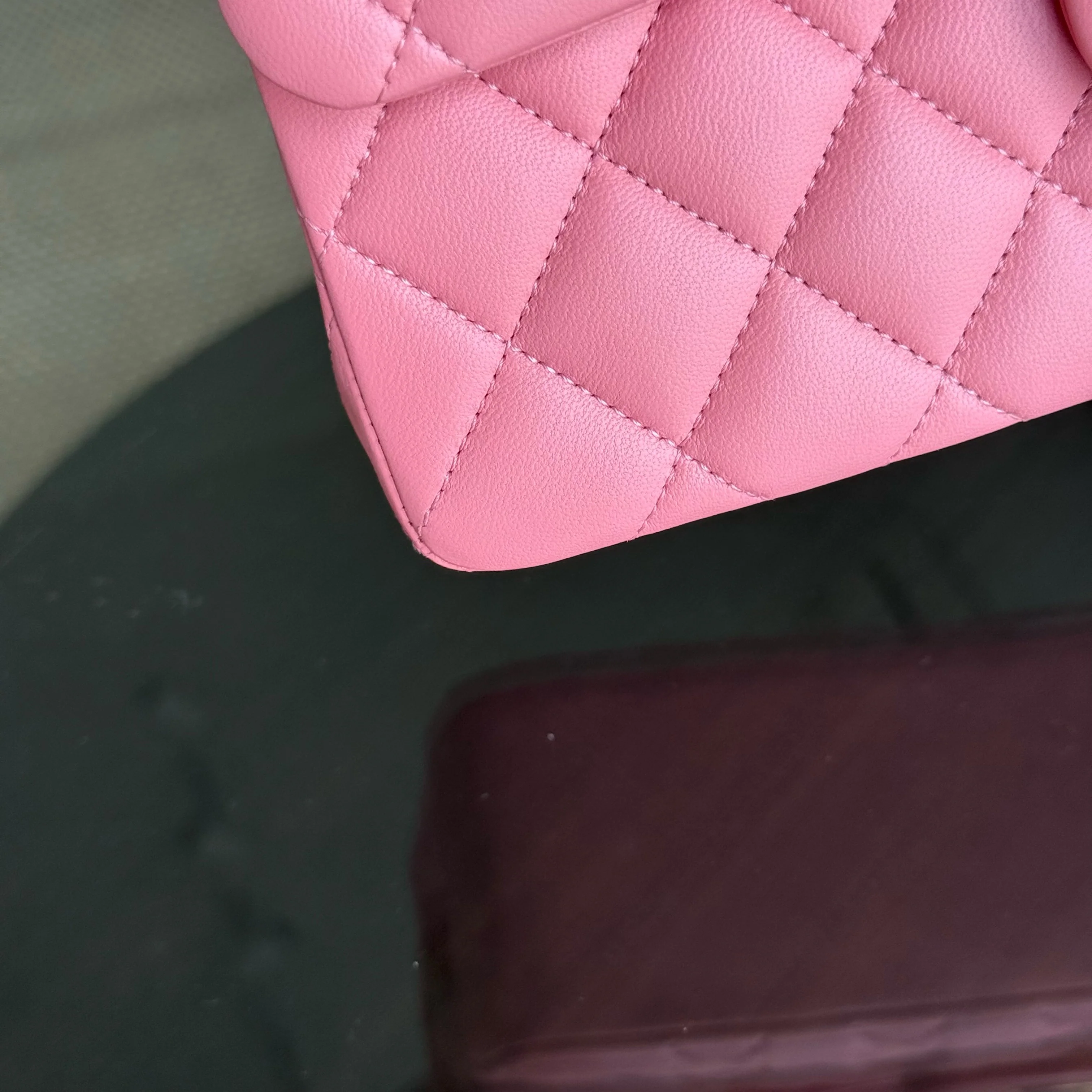 Chanel Classic Flap Small - Lambskin 23CM Quilted Pink Gold Hardware Series 27