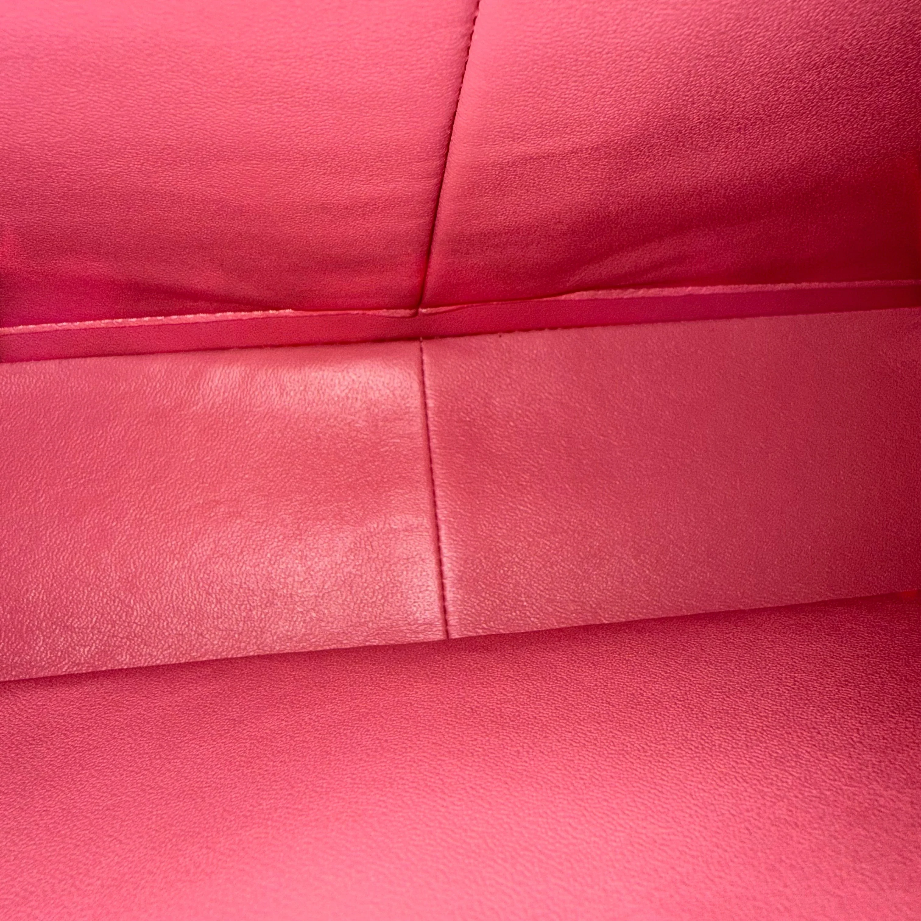 Chanel Classic Flap Jumbo - Double Flap 30CM Quilted Lambskin Sakura Pink Silver Hardware Series 18