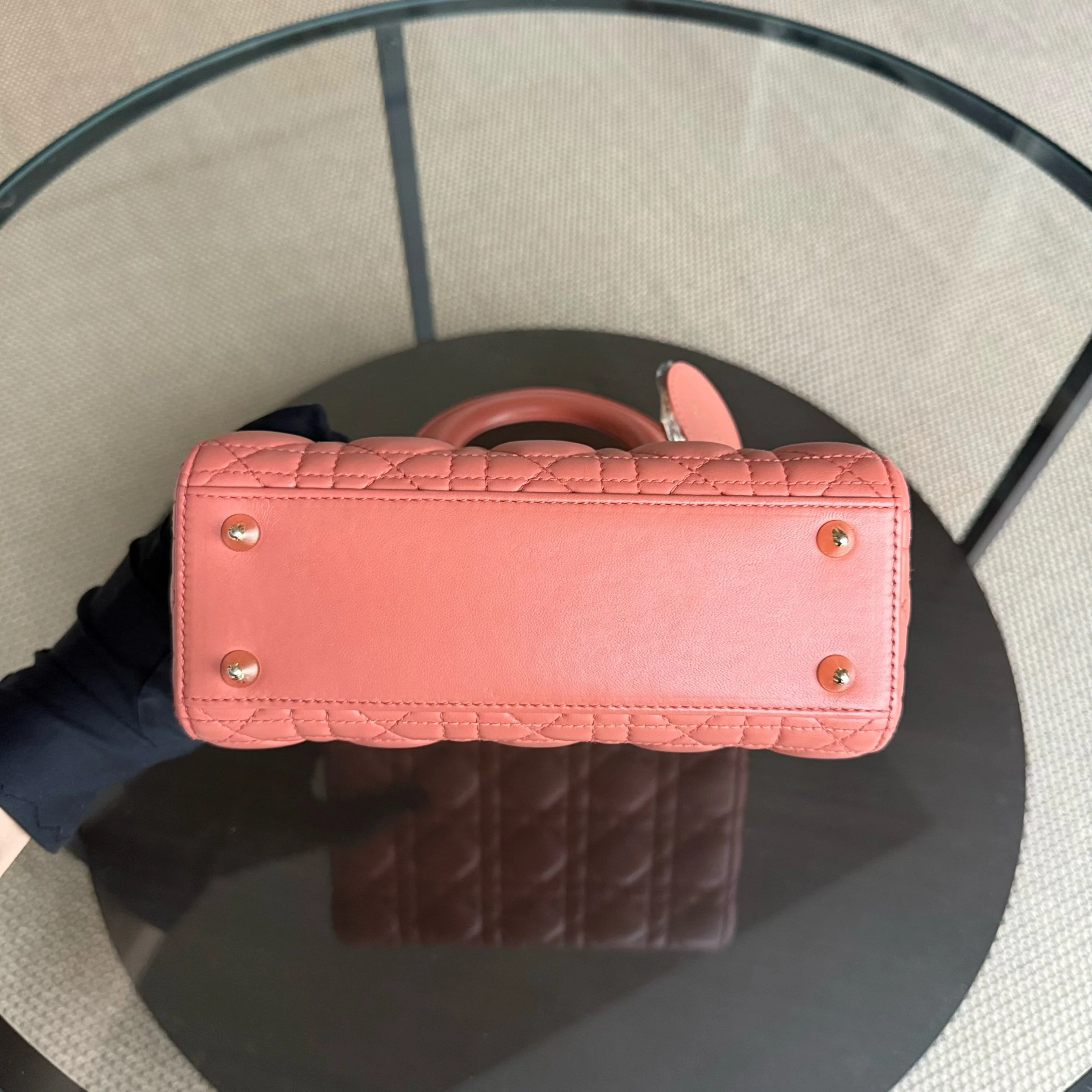 Dior Lady Small ABC Flap - Cannage Lambskin Caramel Gold Hardware MyABC