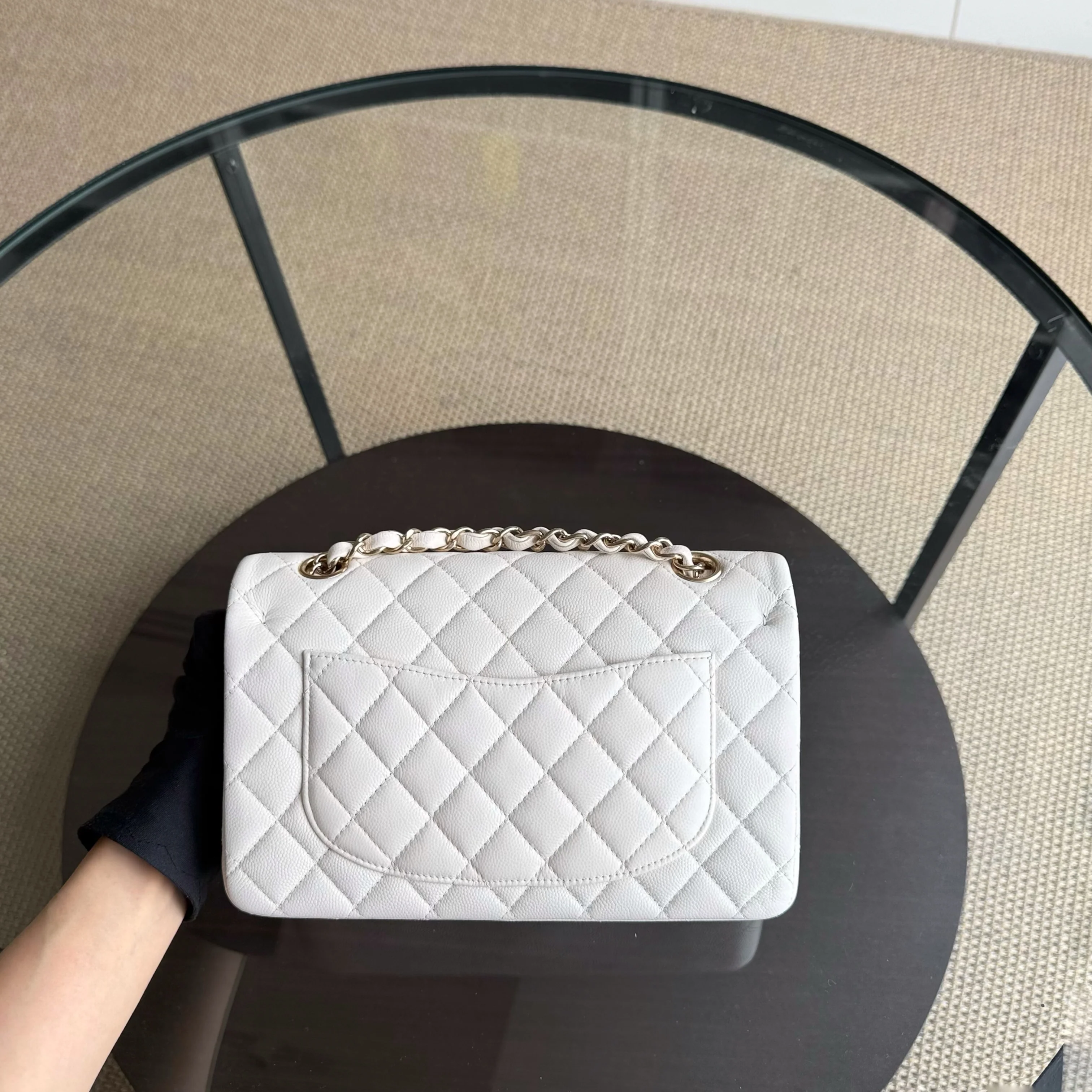 Chanel Classic Flap Small - 23CM Quilted Caviar Gold Hardware Series 31