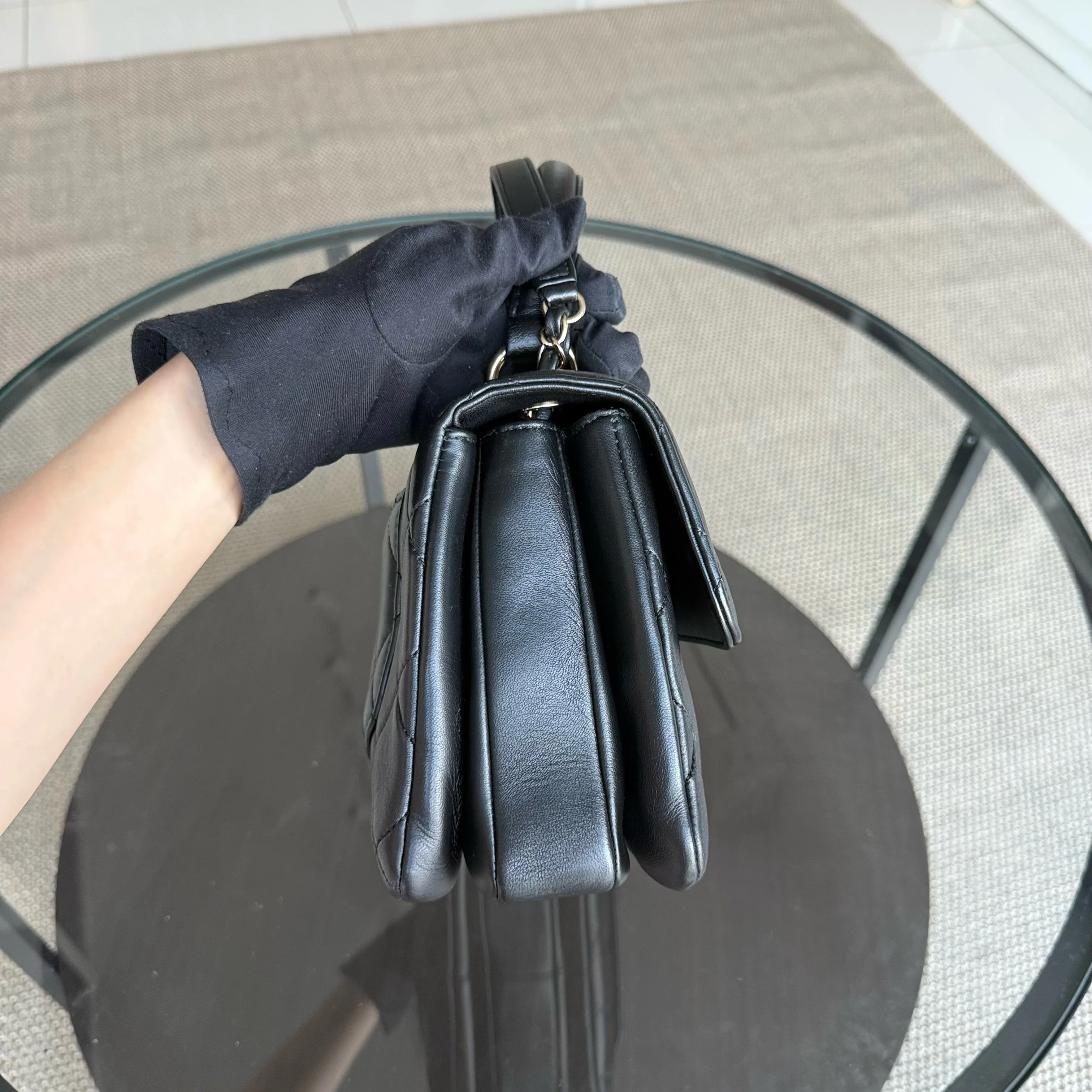 Chanel Trendy CC Small - Quilted Lambskin Black Gold Hardware