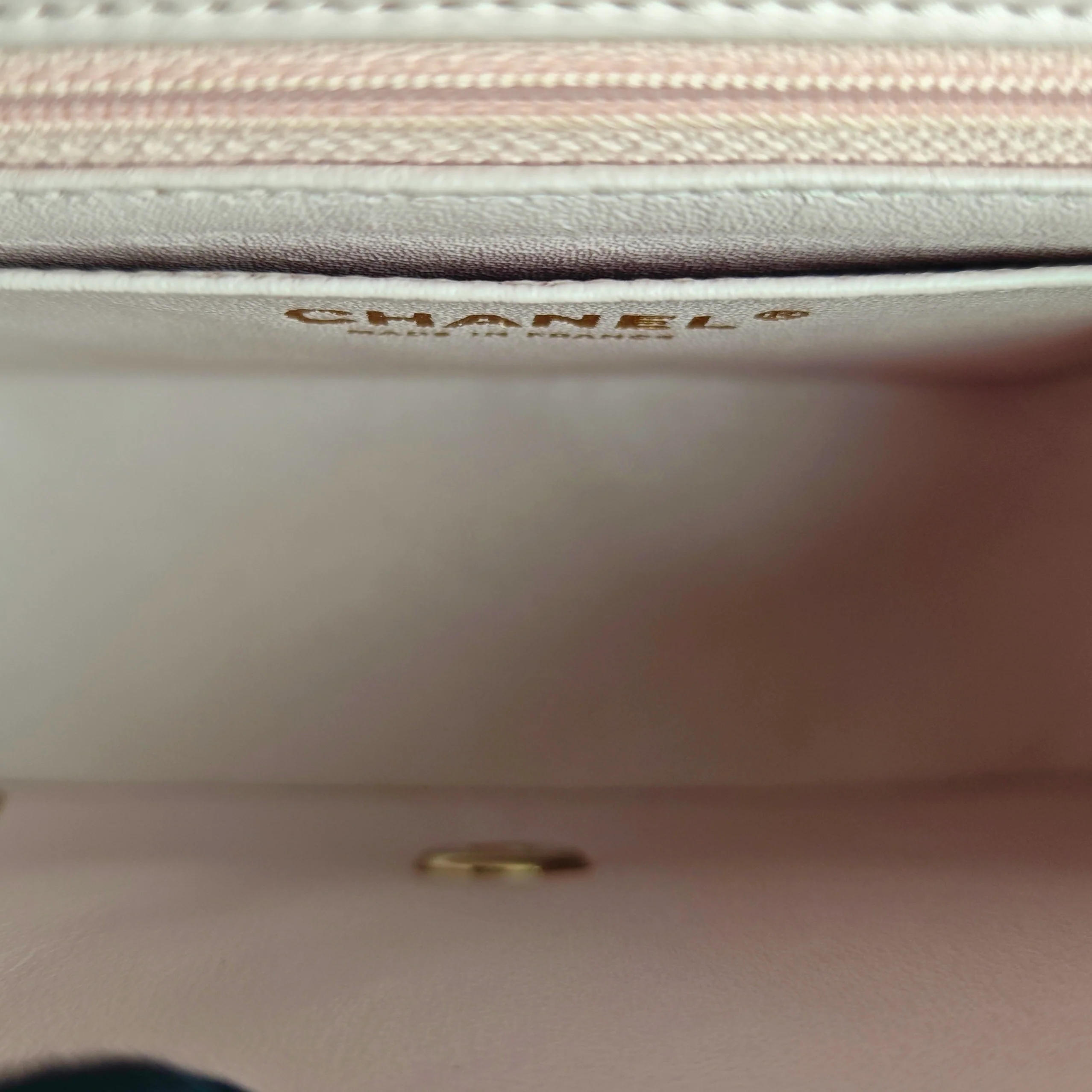 Chanel Classic Flap Mini Square - 17CM Quilted Lambskin Light Pink Gold Hardware Series 23