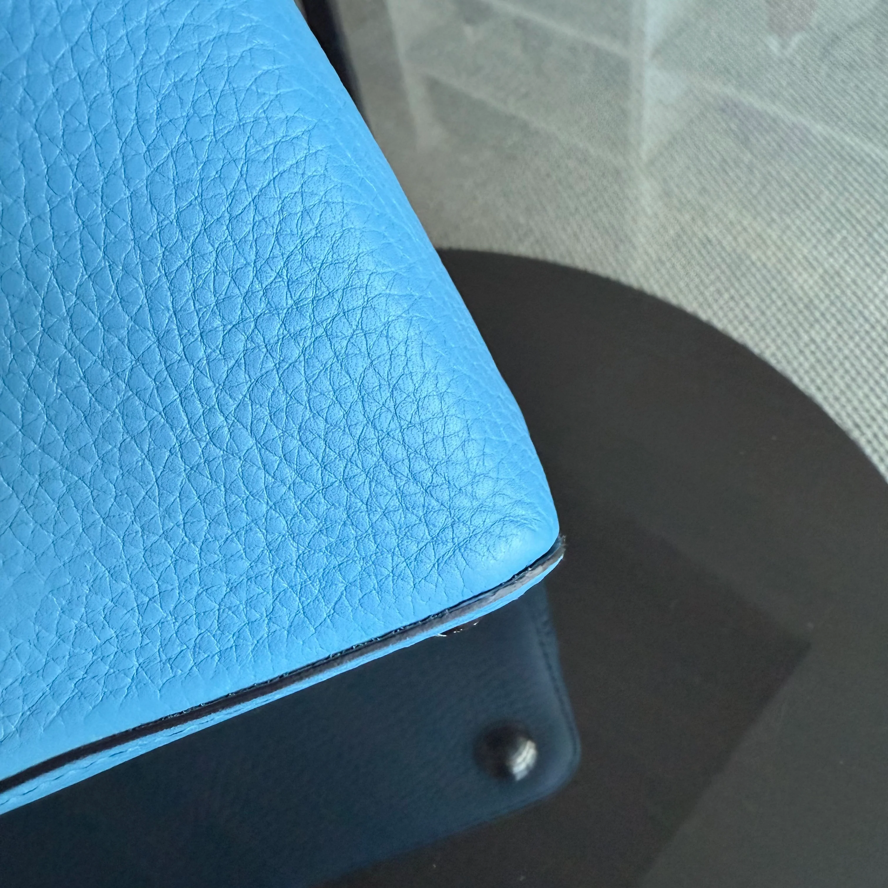 Louis Vuitton Capucines BB - Caviar Silver Hardware Blue Silver Hardware