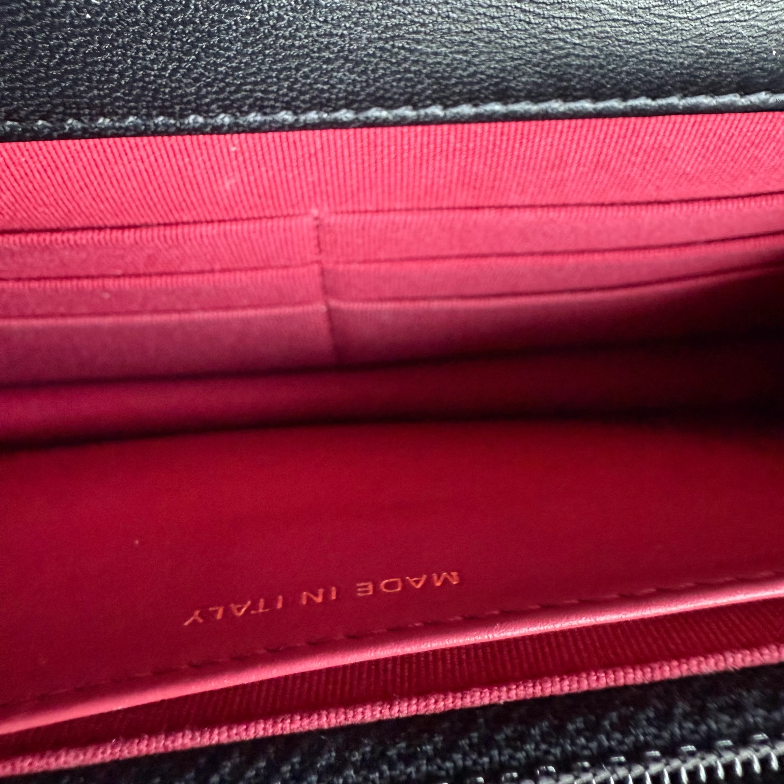 Chanel C19 WOC - 19 Bag Wallet On Chain Quilted Lambskin Black Two Tone Gold Hardware Microchip