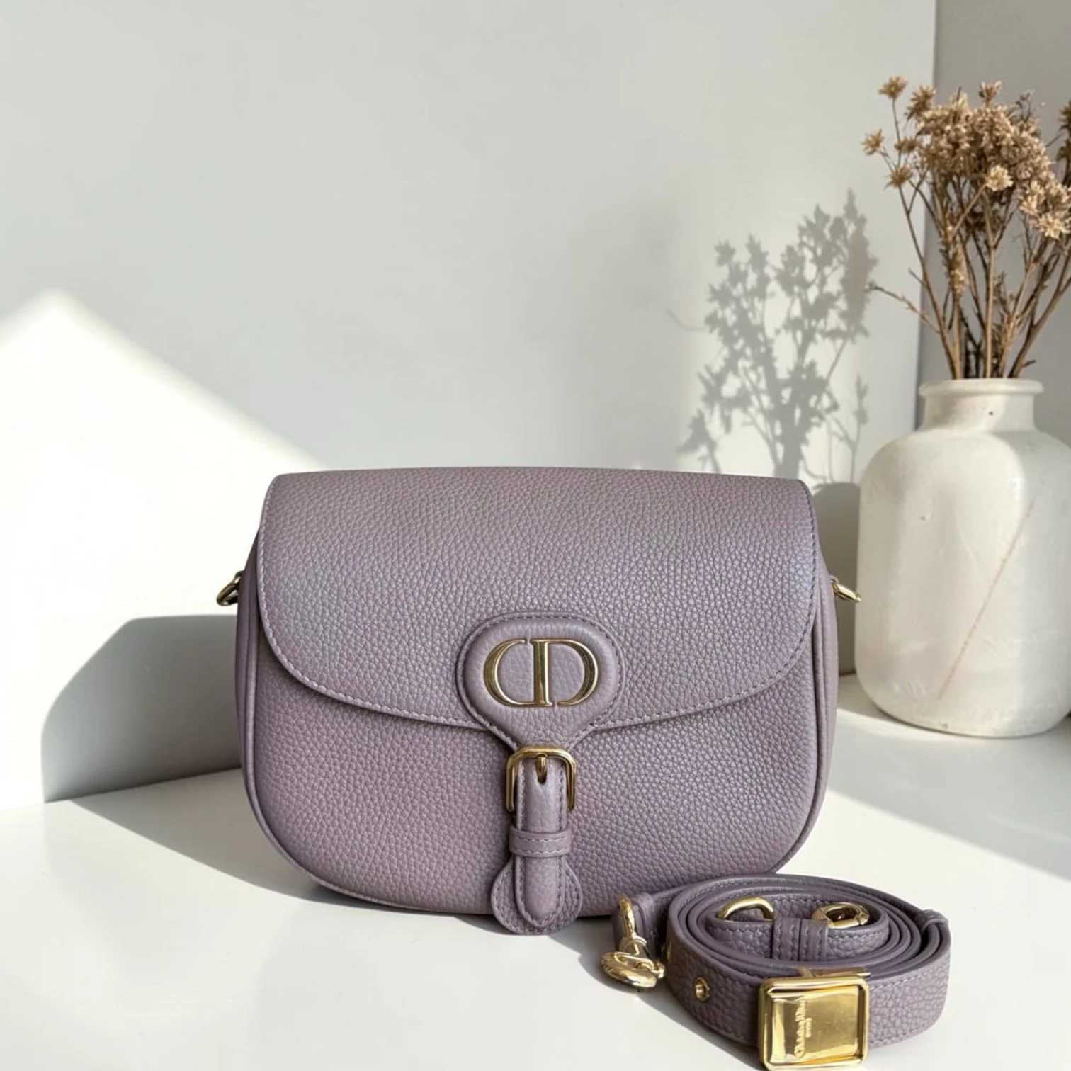 Dior Bobby Medium - Caviar Brown Gold Hardware